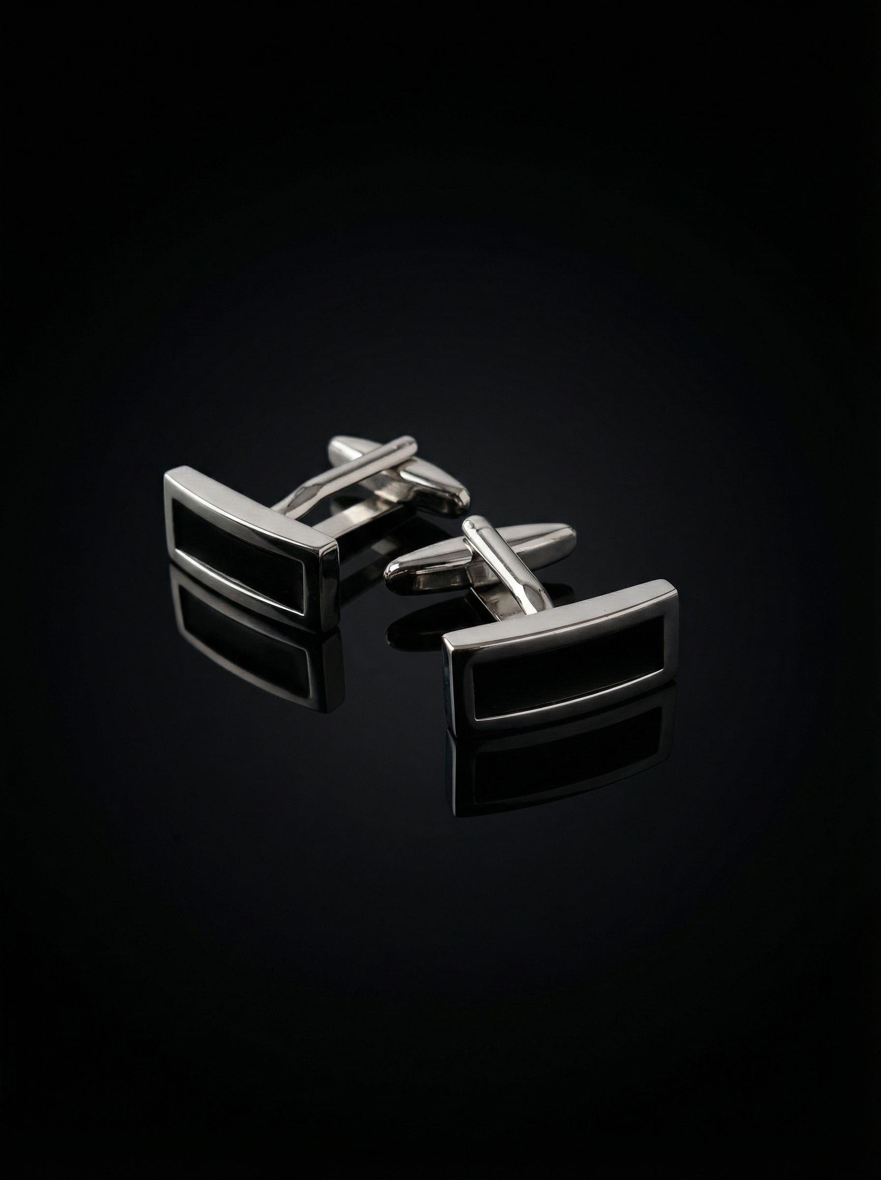 Curved Rectangle Cufflinks Tivaaro