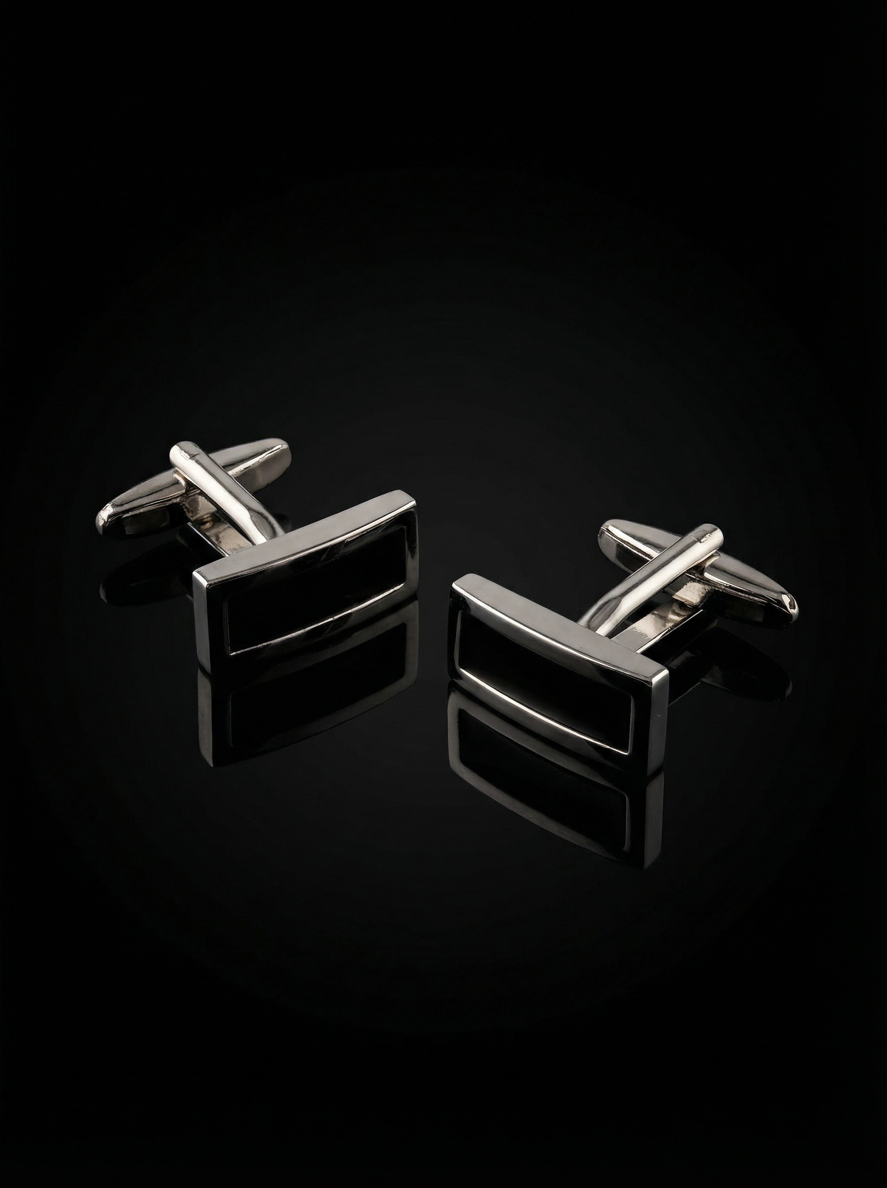 Curved Rectangle Cufflinks Tivaaro