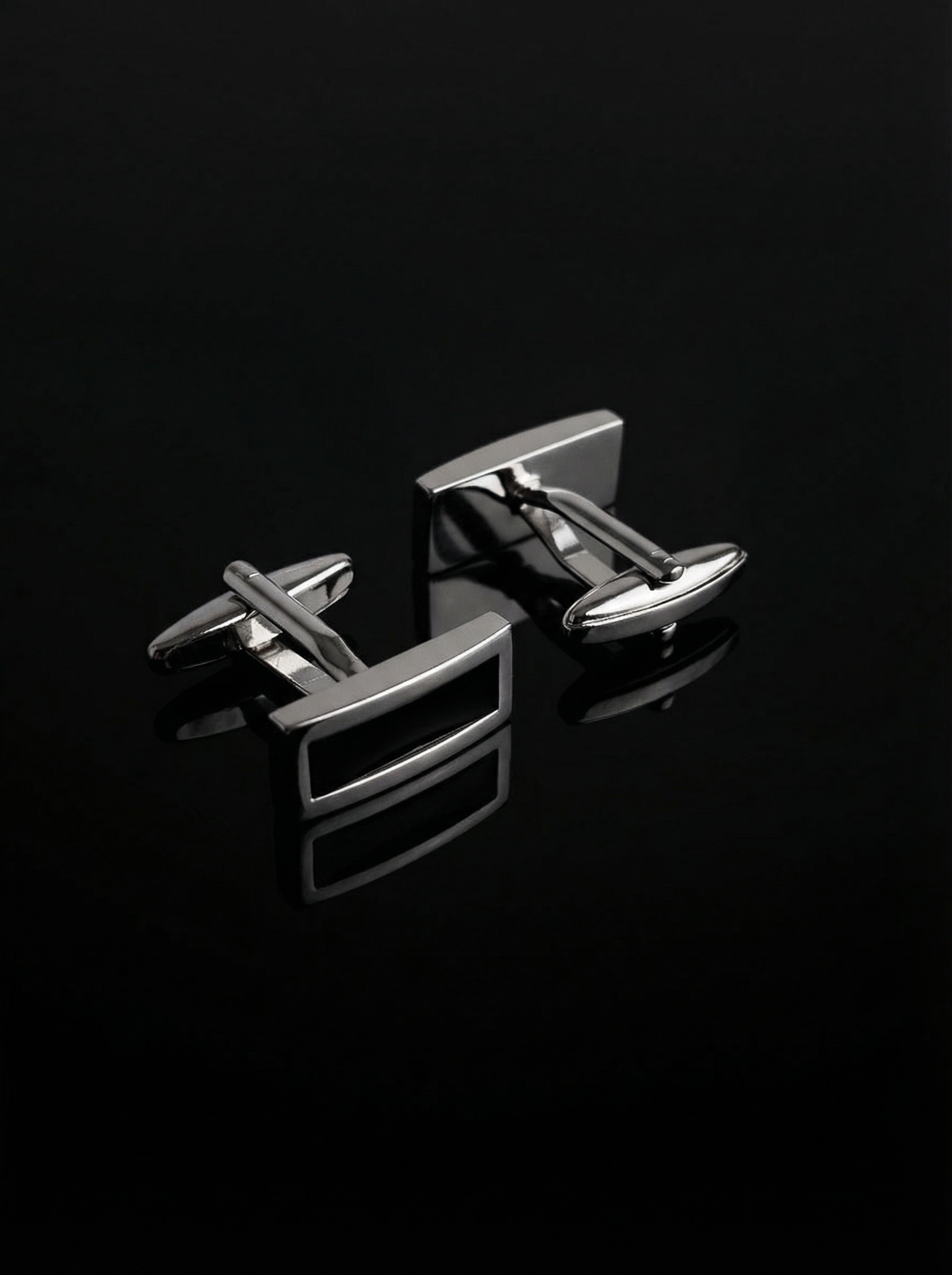 Curved Rectangle Cufflinks Tivaaro