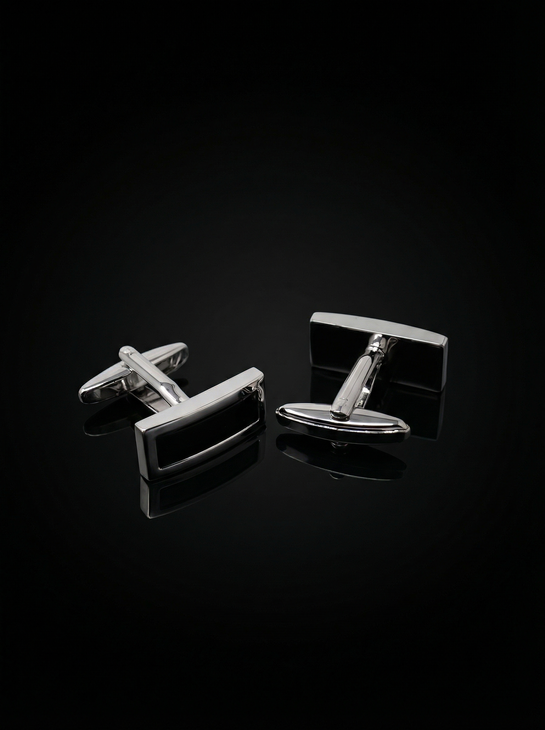 Curved Rectangle Cufflinks Tivaaro