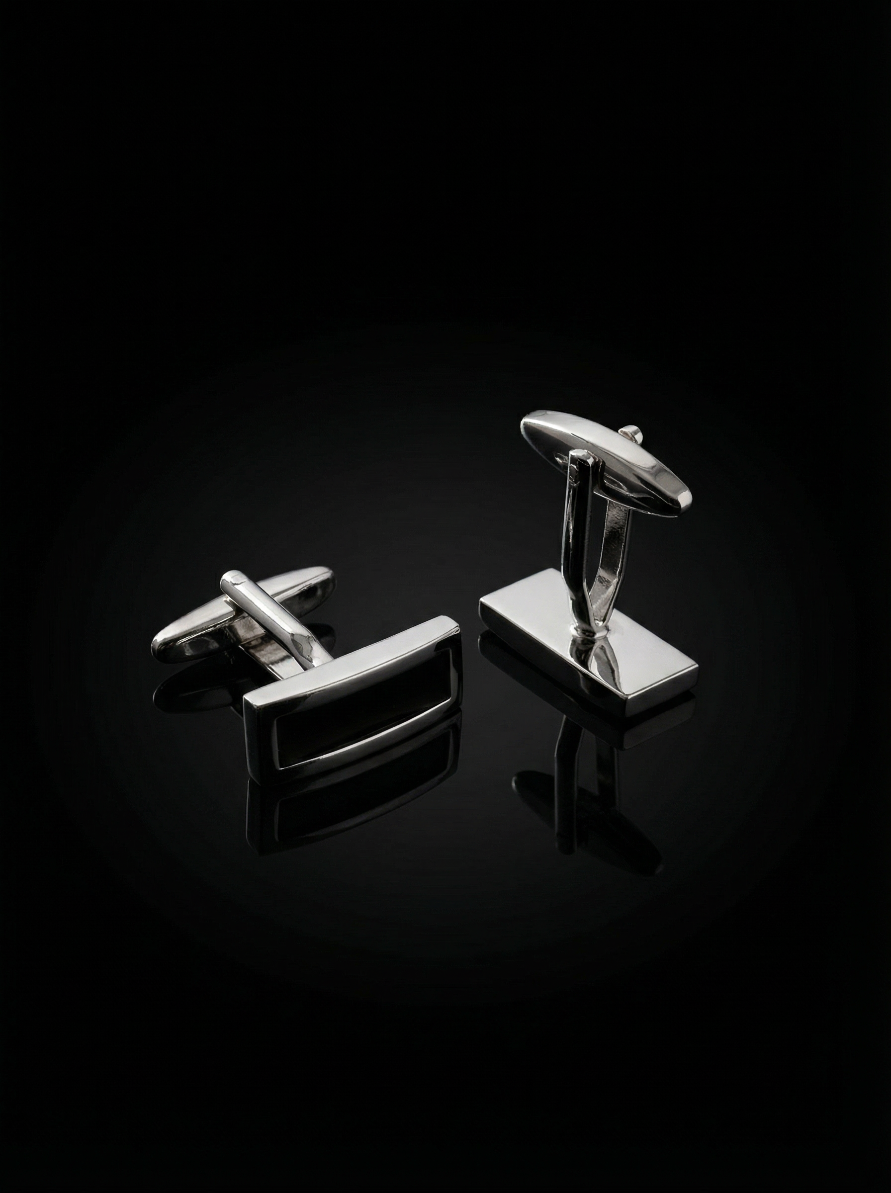 Curved Rectangle Cufflinks Tivaaro