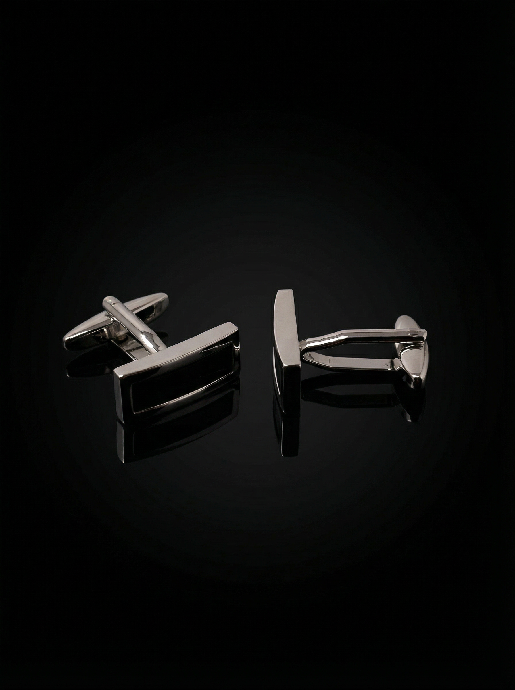 Curved Rectangle Cufflinks Tivaaro