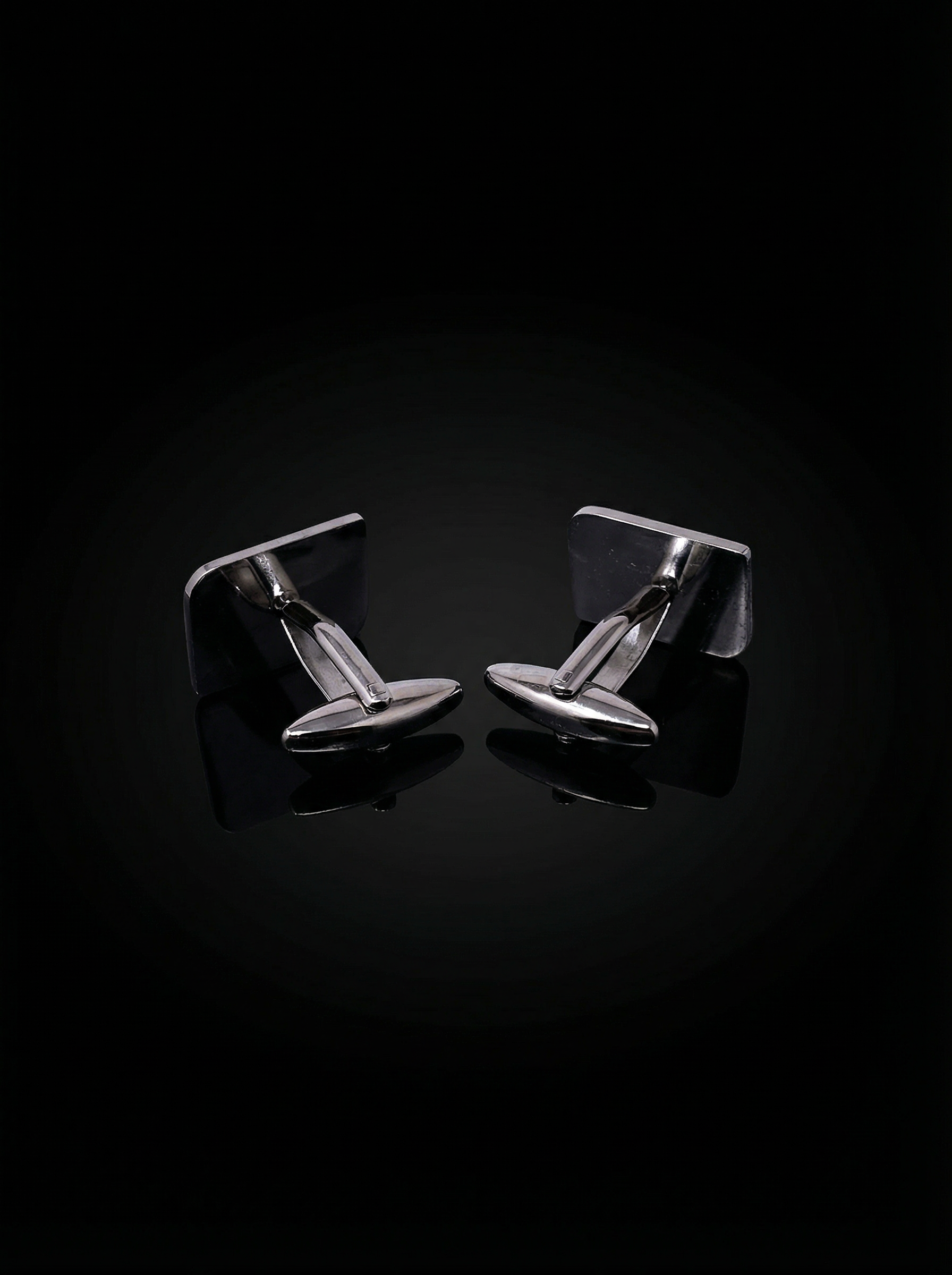 Curved Rectangular Cufflinks Tivaaro