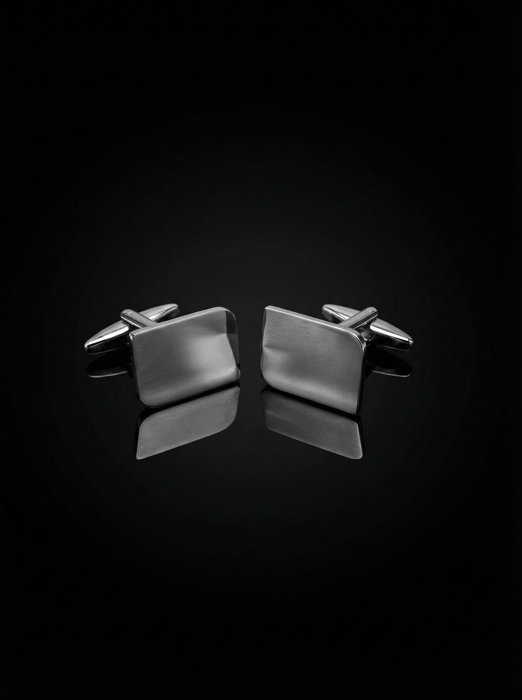 Curved Rectangular Cufflinks Tivaaro
