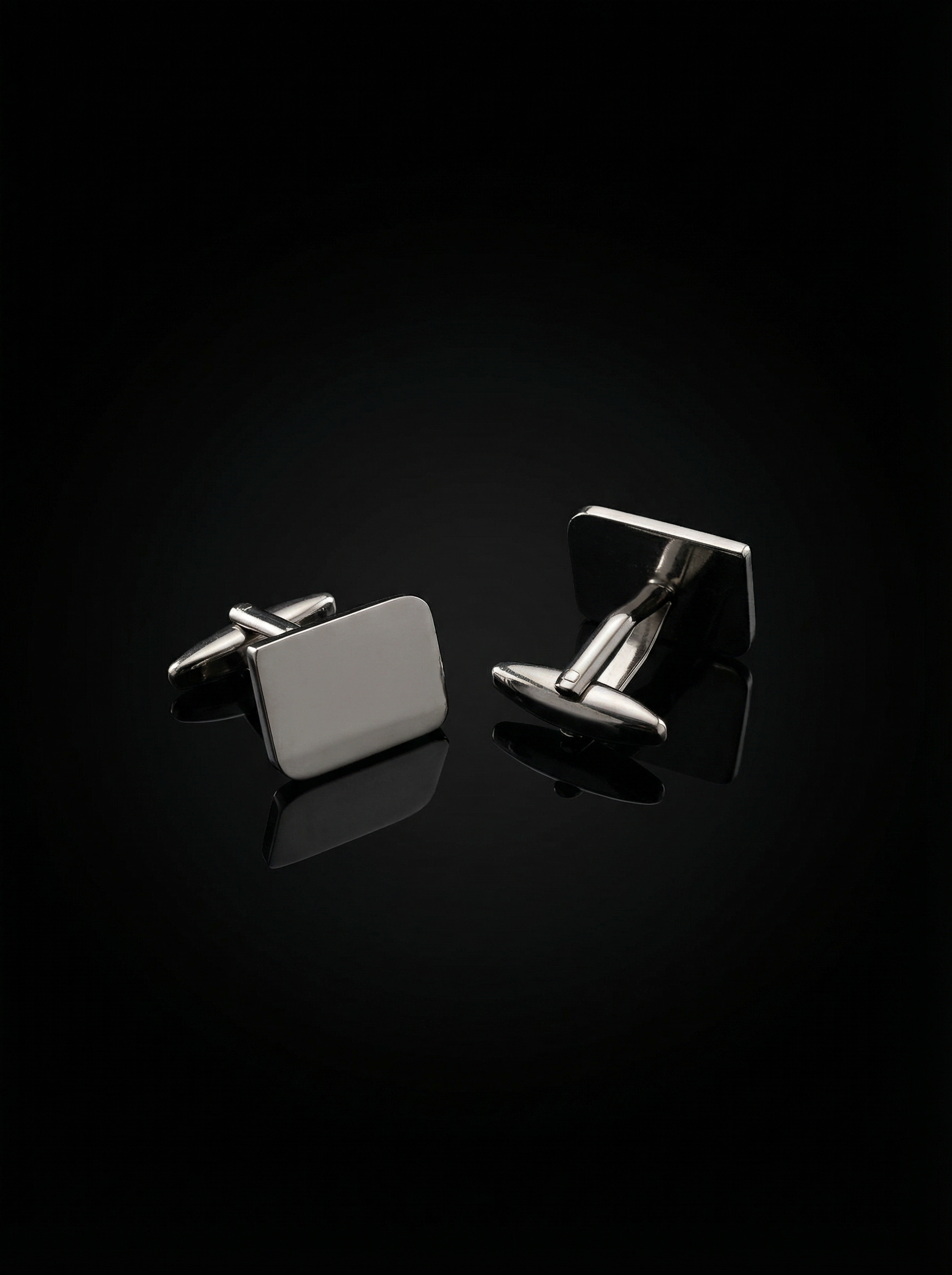 Curved Rectangular Cufflinks Tivaaro