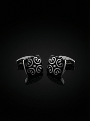 Curved Scroll Cufflinks Tivaaro