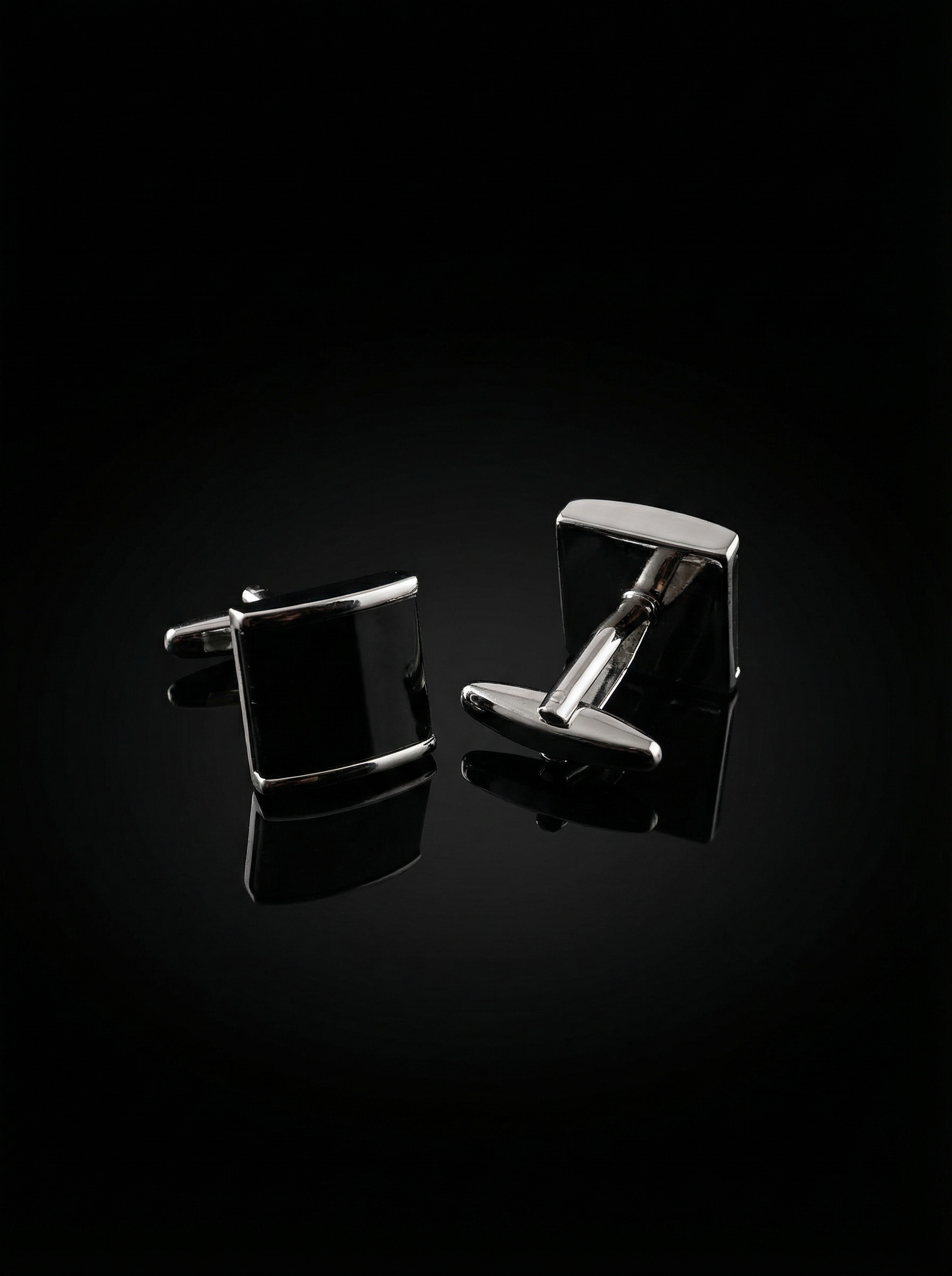 Curved Square Cufflinks Tivaaro