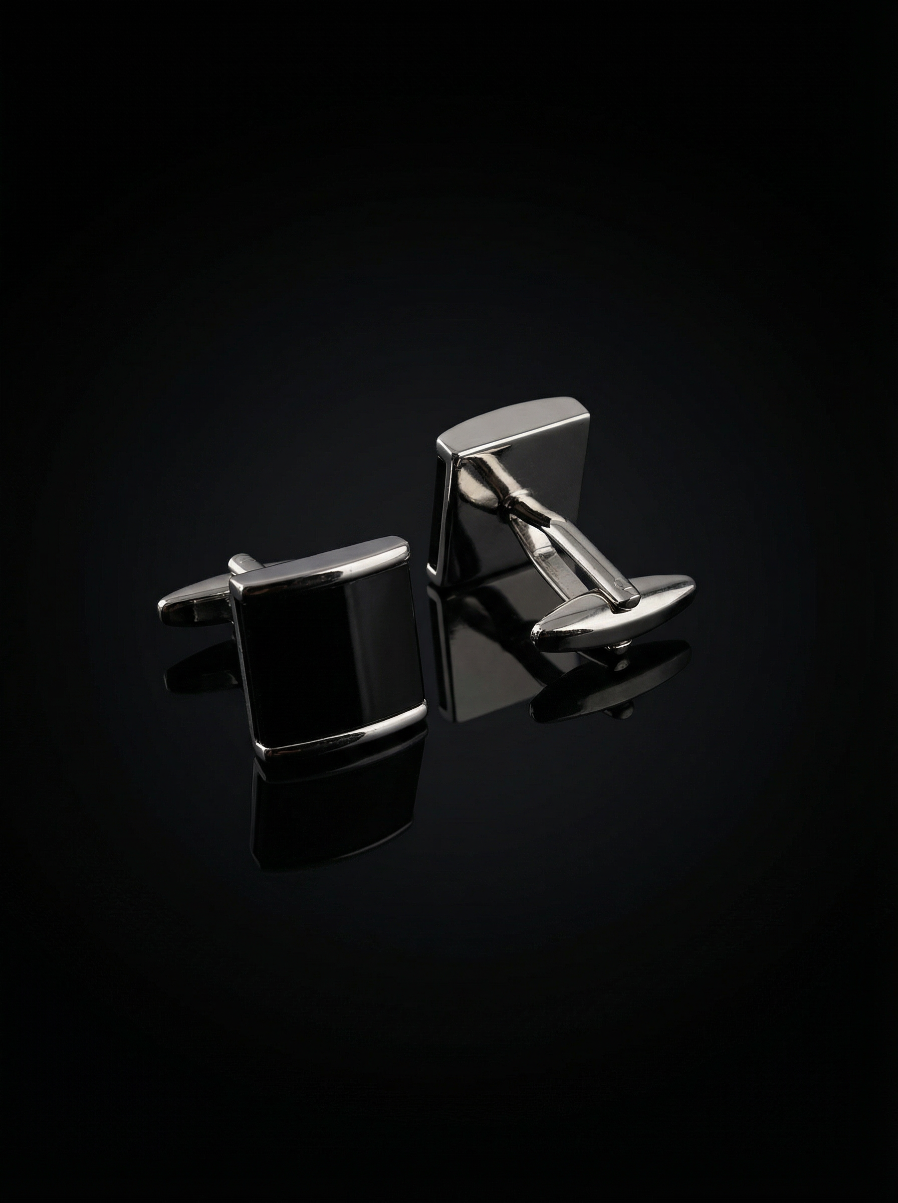 Curved Square Cufflinks Tivaaro