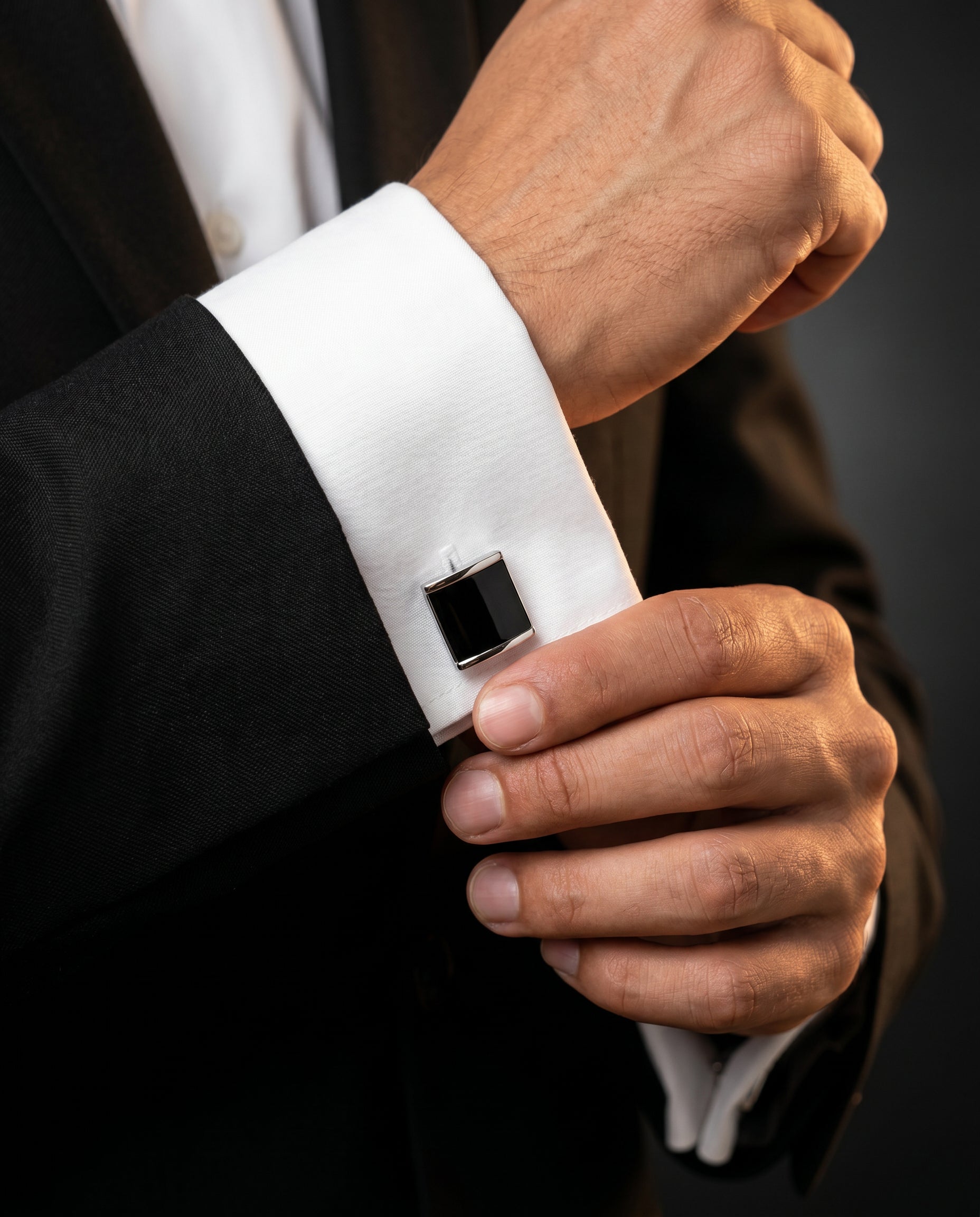 Curved Square Cufflinks