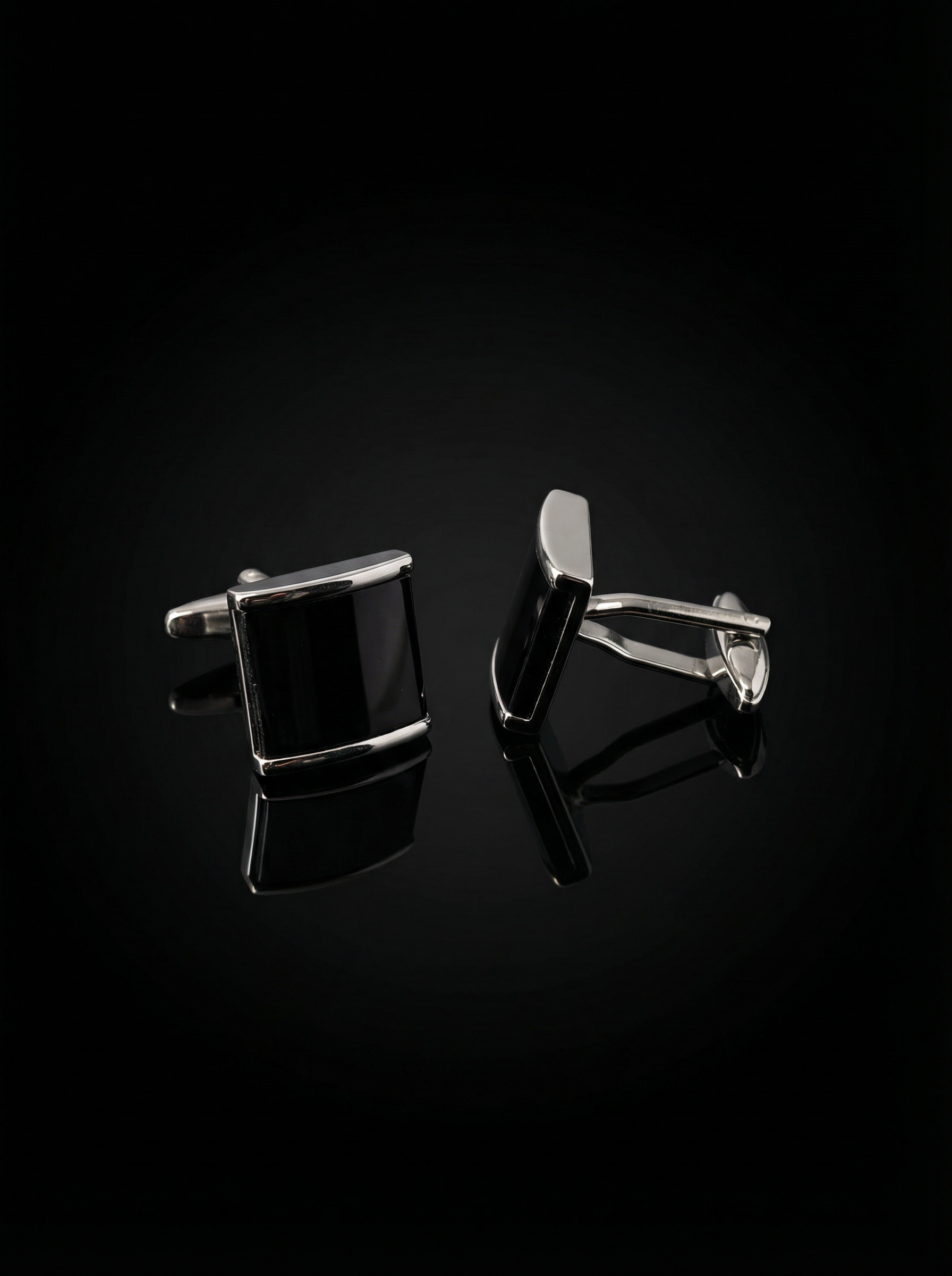 Curved Square Cufflinks Tivaaro
