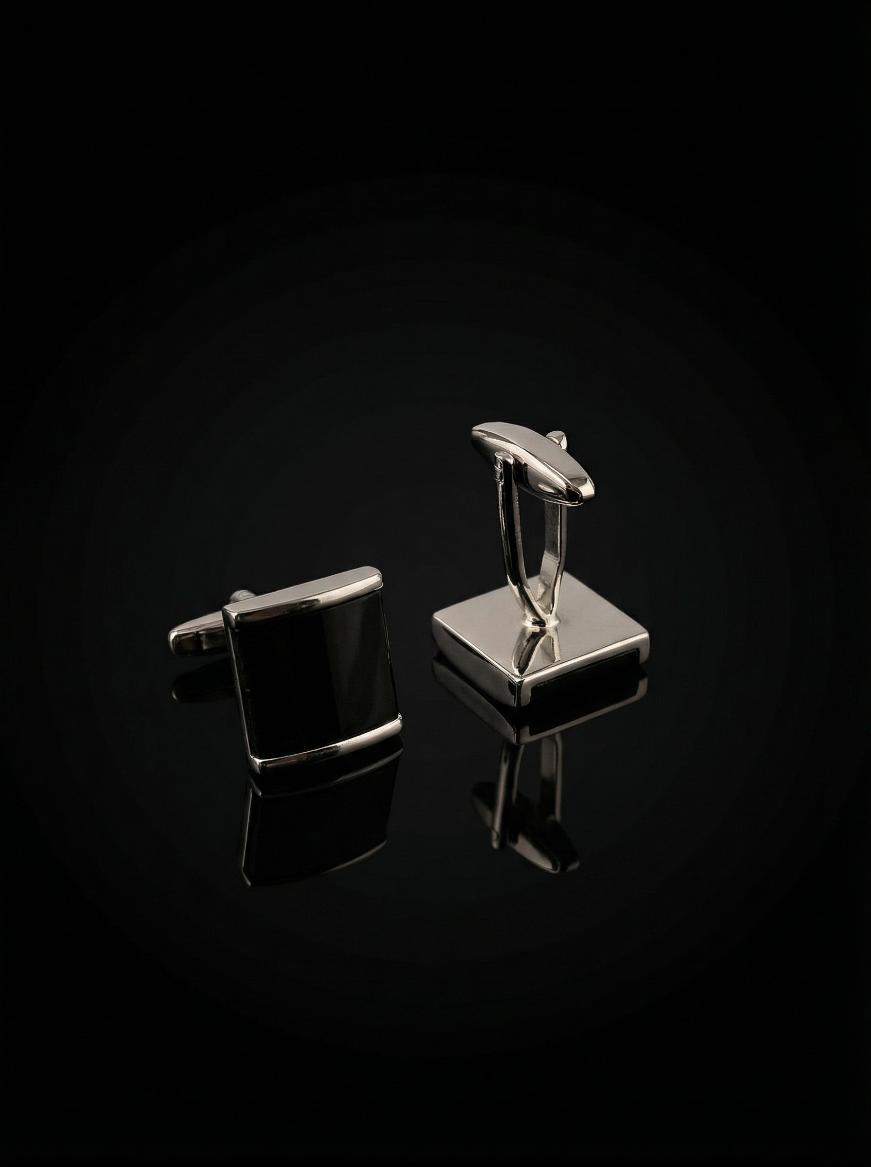 Curved Square Cufflinks Tivaaro