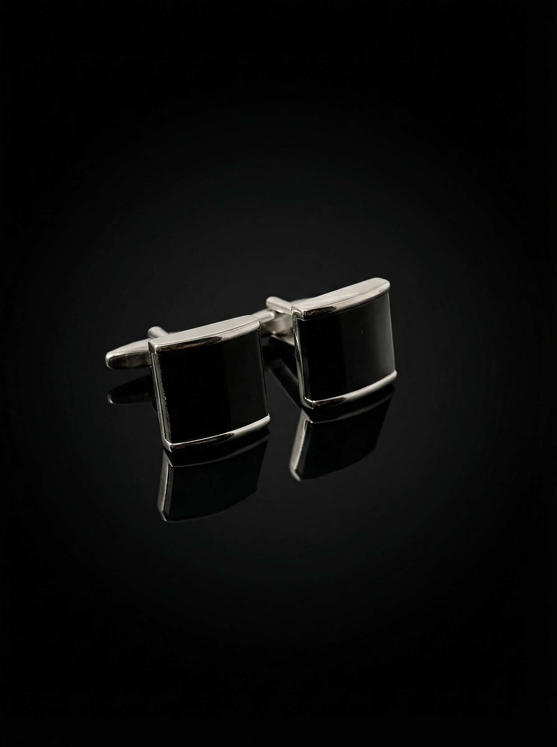 Curved Square Cufflinks Tivaaro