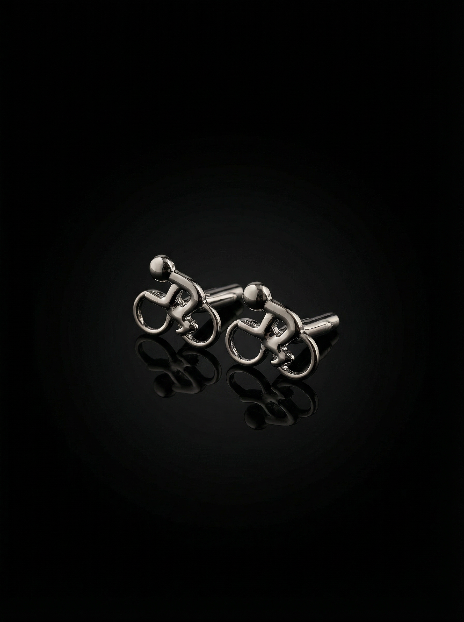 Cyclist Cufflinks Tivaaro