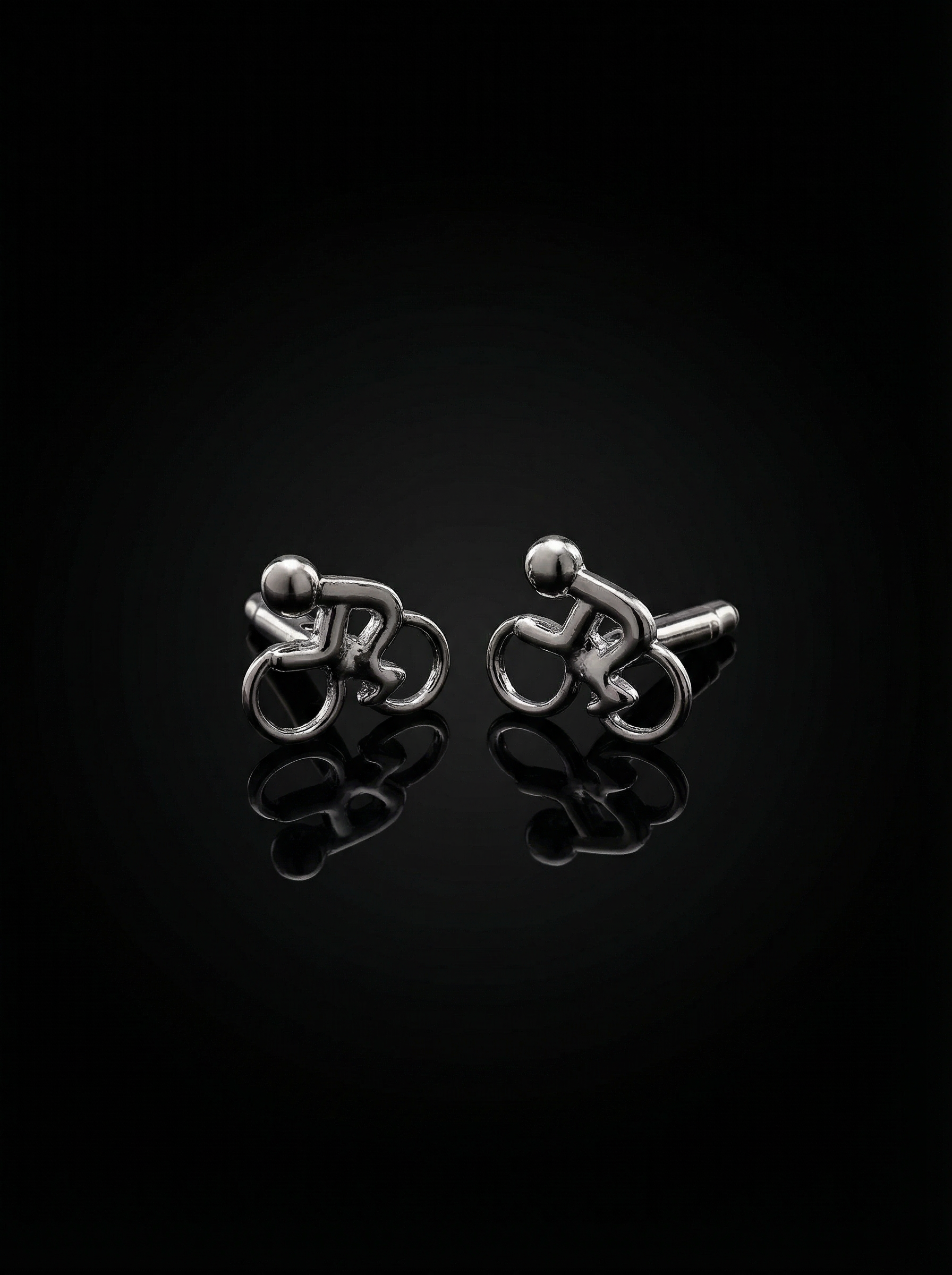 Cyclist Cufflinks Tivaaro