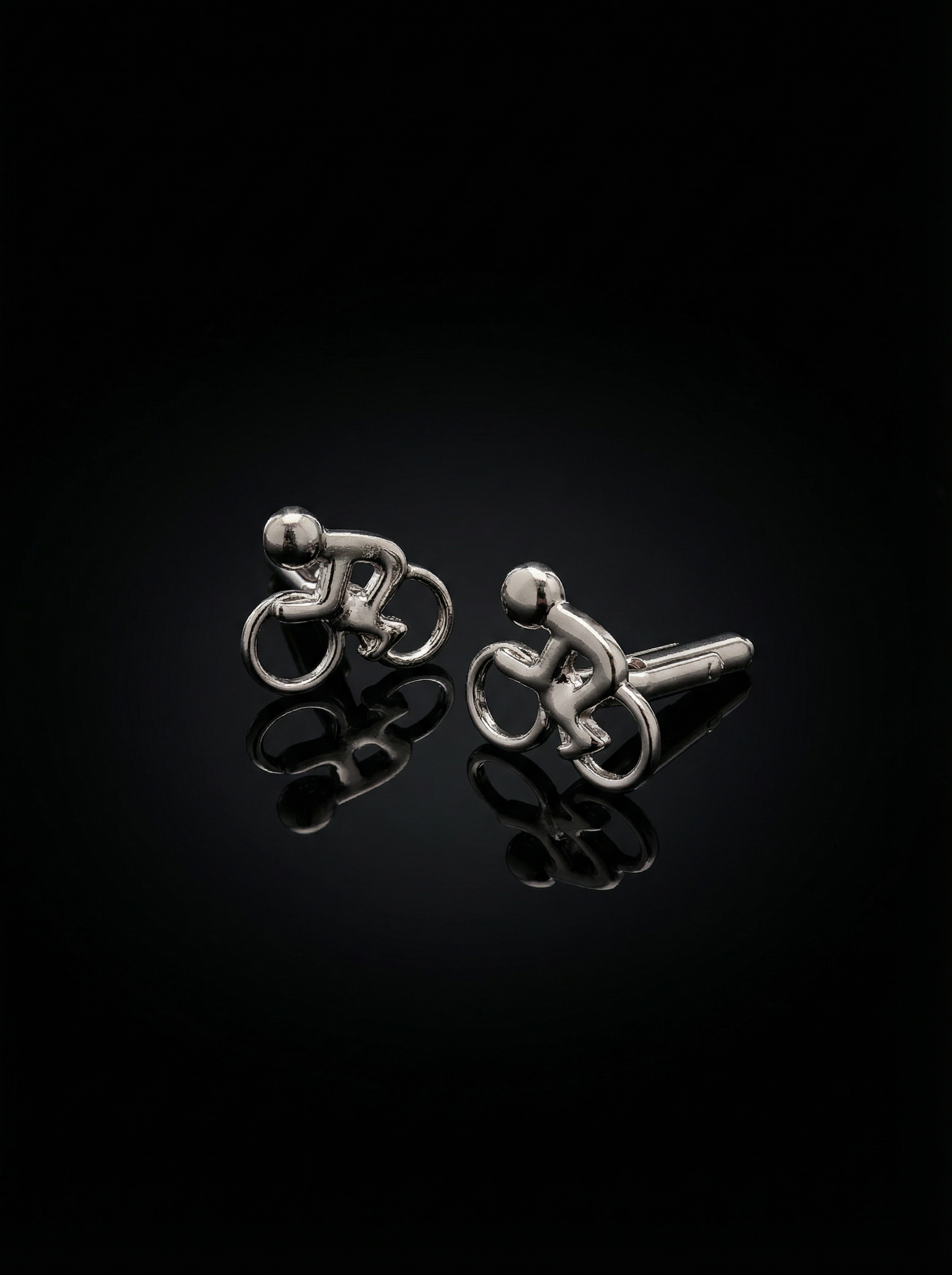 Cyclist Cufflinks Tivaaro