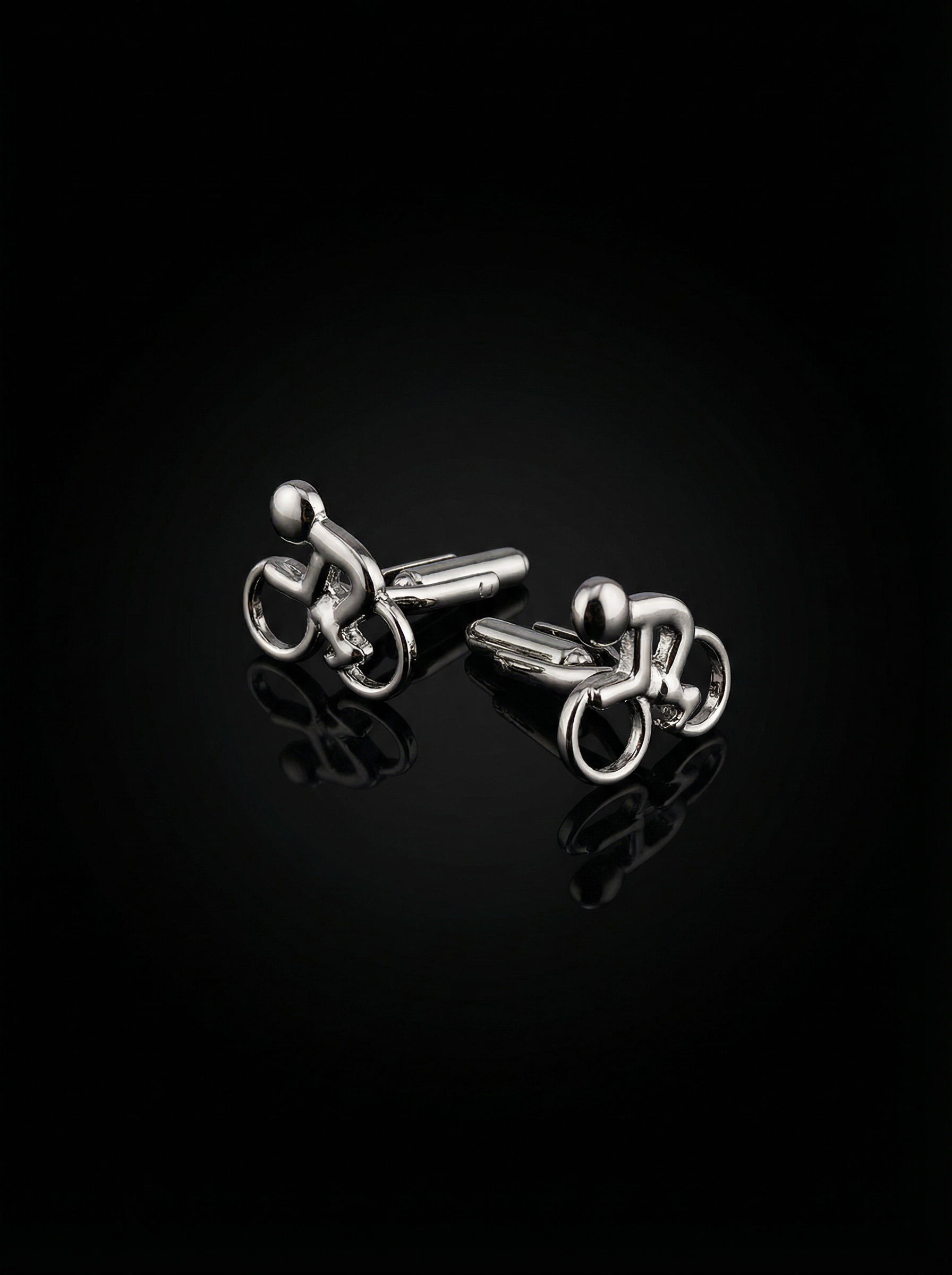 Cyclist Cufflinks Tivaaro
