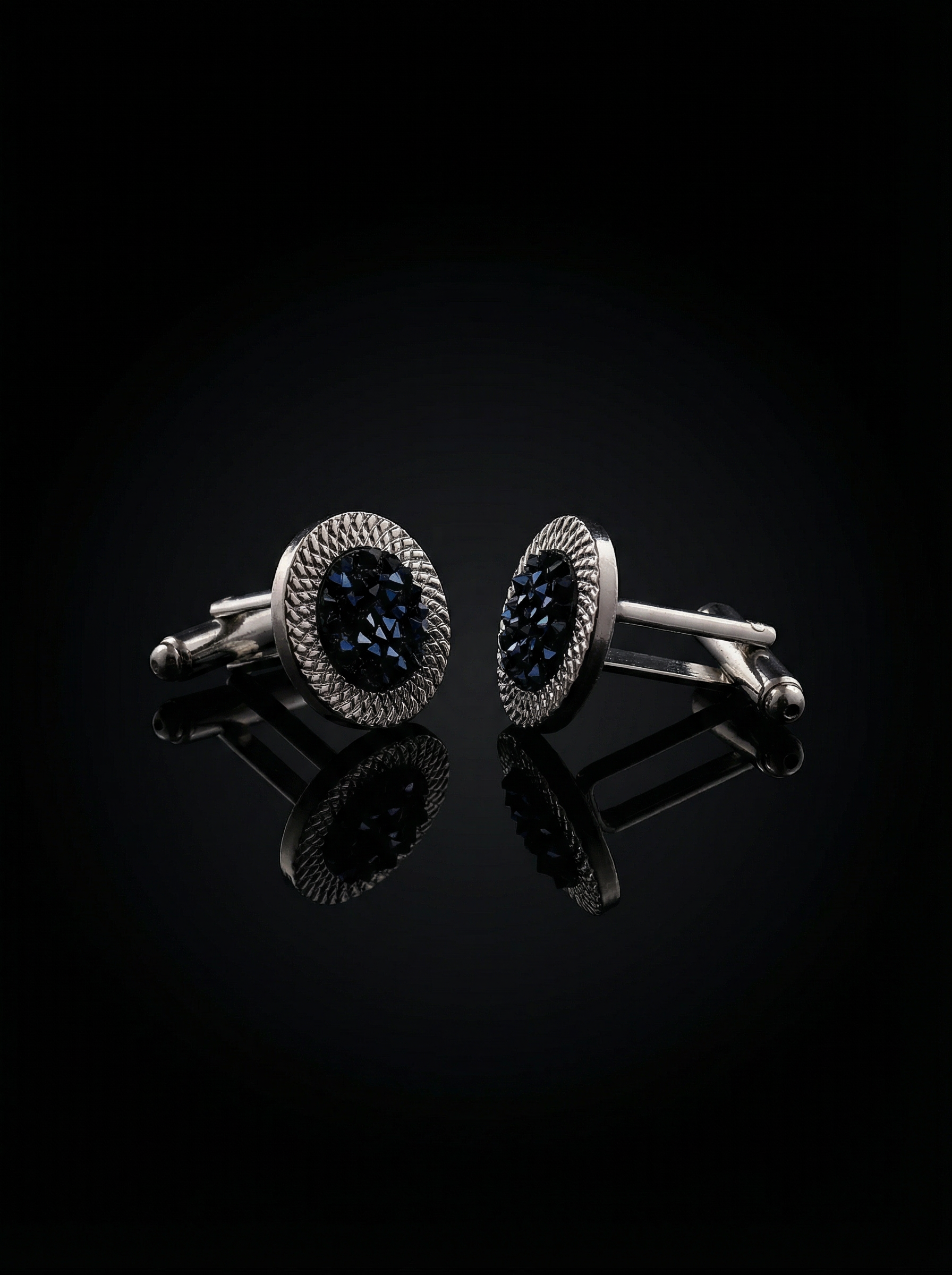 Dark Crystal Pavé Cufflinks Tivaaro