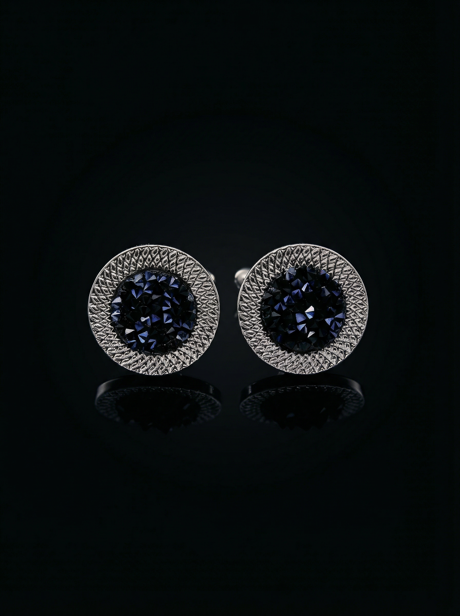 Dark Crystal Pavé Cufflinks Tivaaro