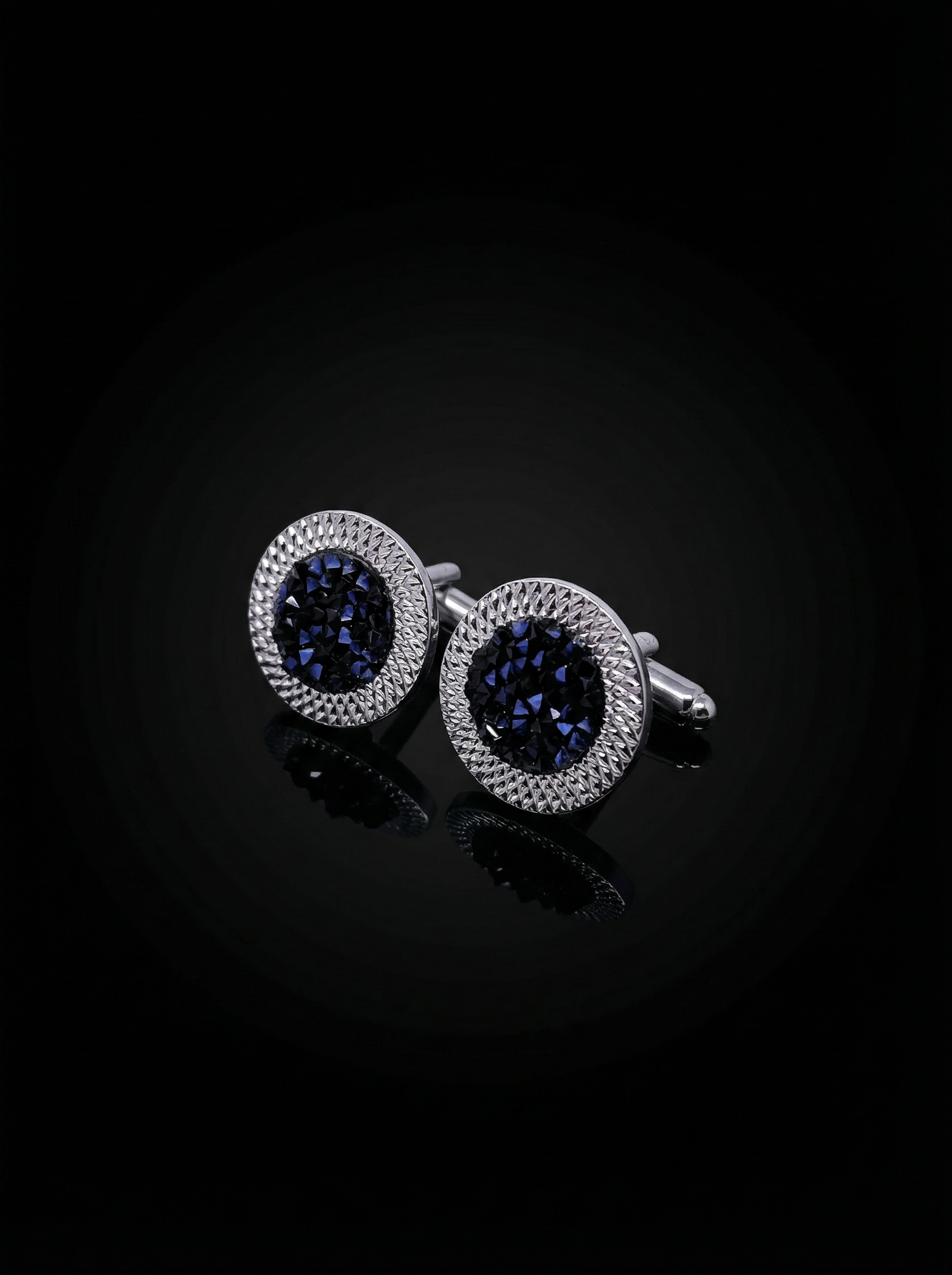 Dark Crystal Pavé Cufflinks Tivaaro