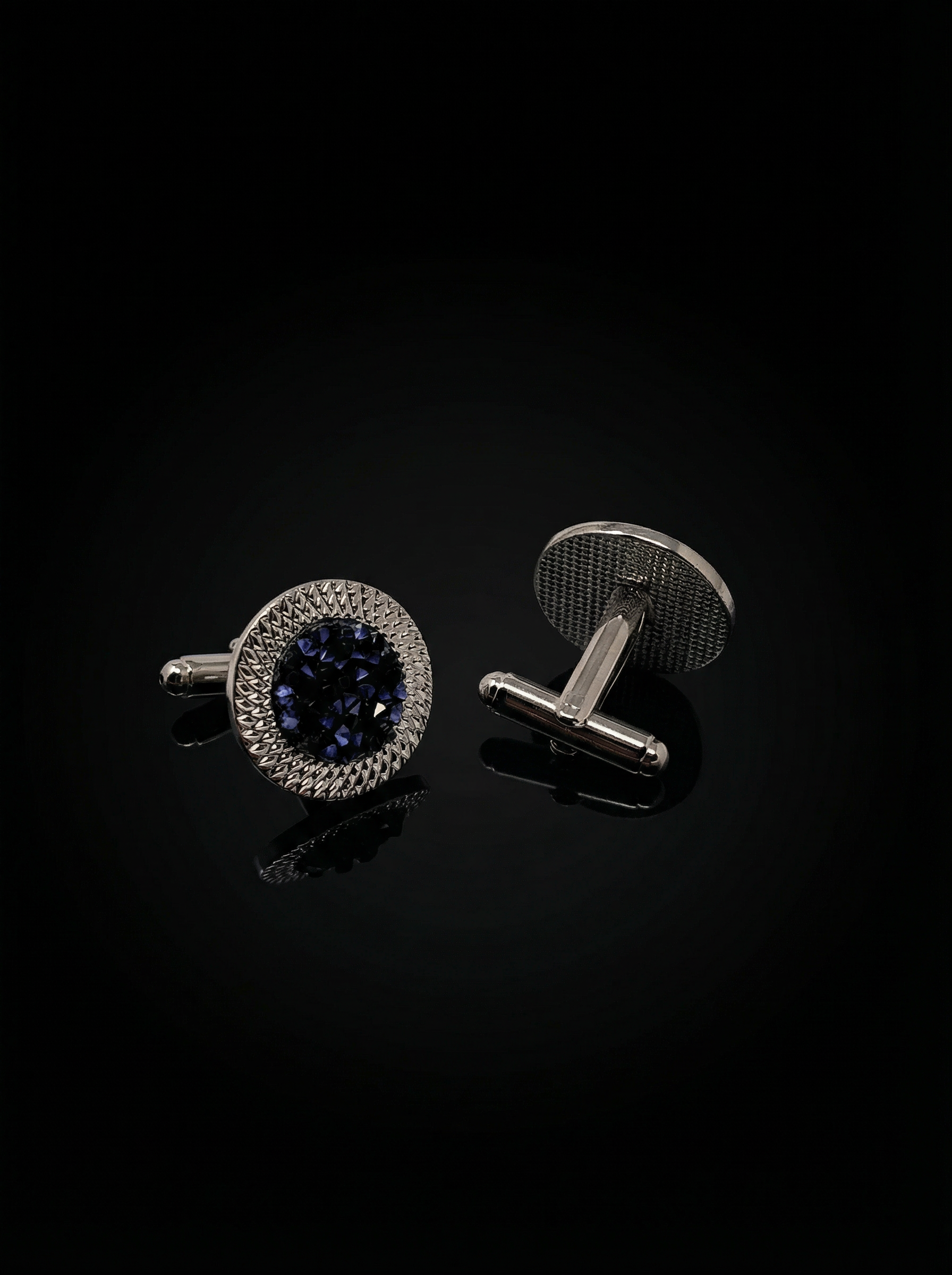 Dark Crystal Pavé Cufflinks Tivaaro