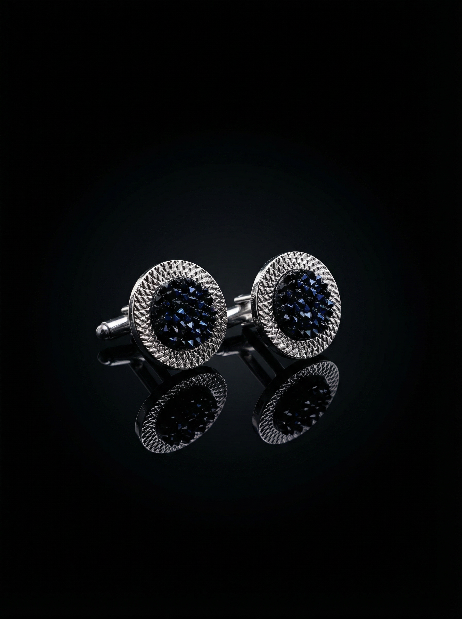 Dark Crystal Pavé Cufflinks Tivaaro