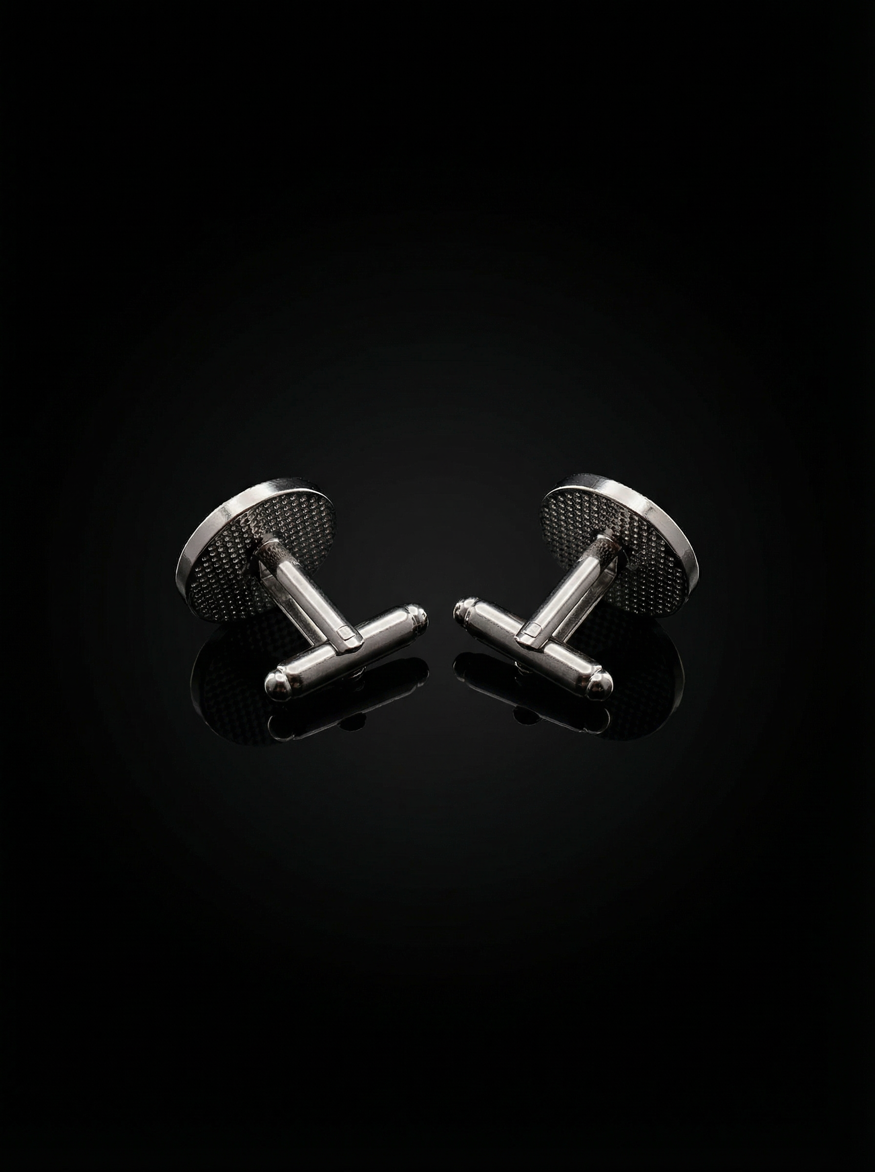 Deep Blue Marble Stone Cufflinks Tivaaro
