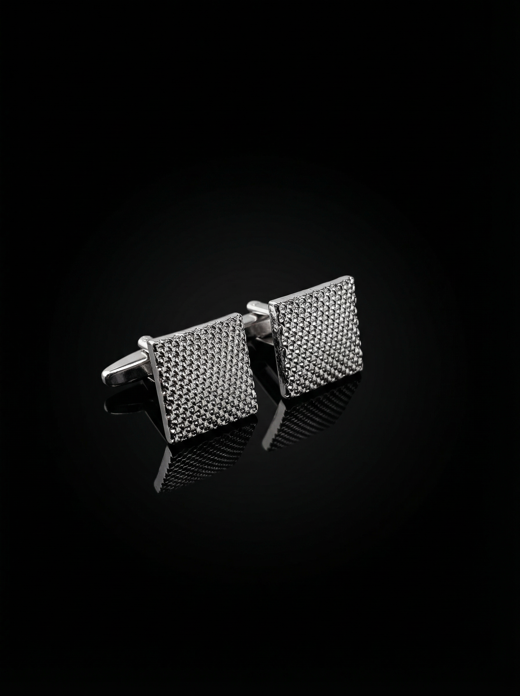 Densely Textured Cufflinks Tivaaro