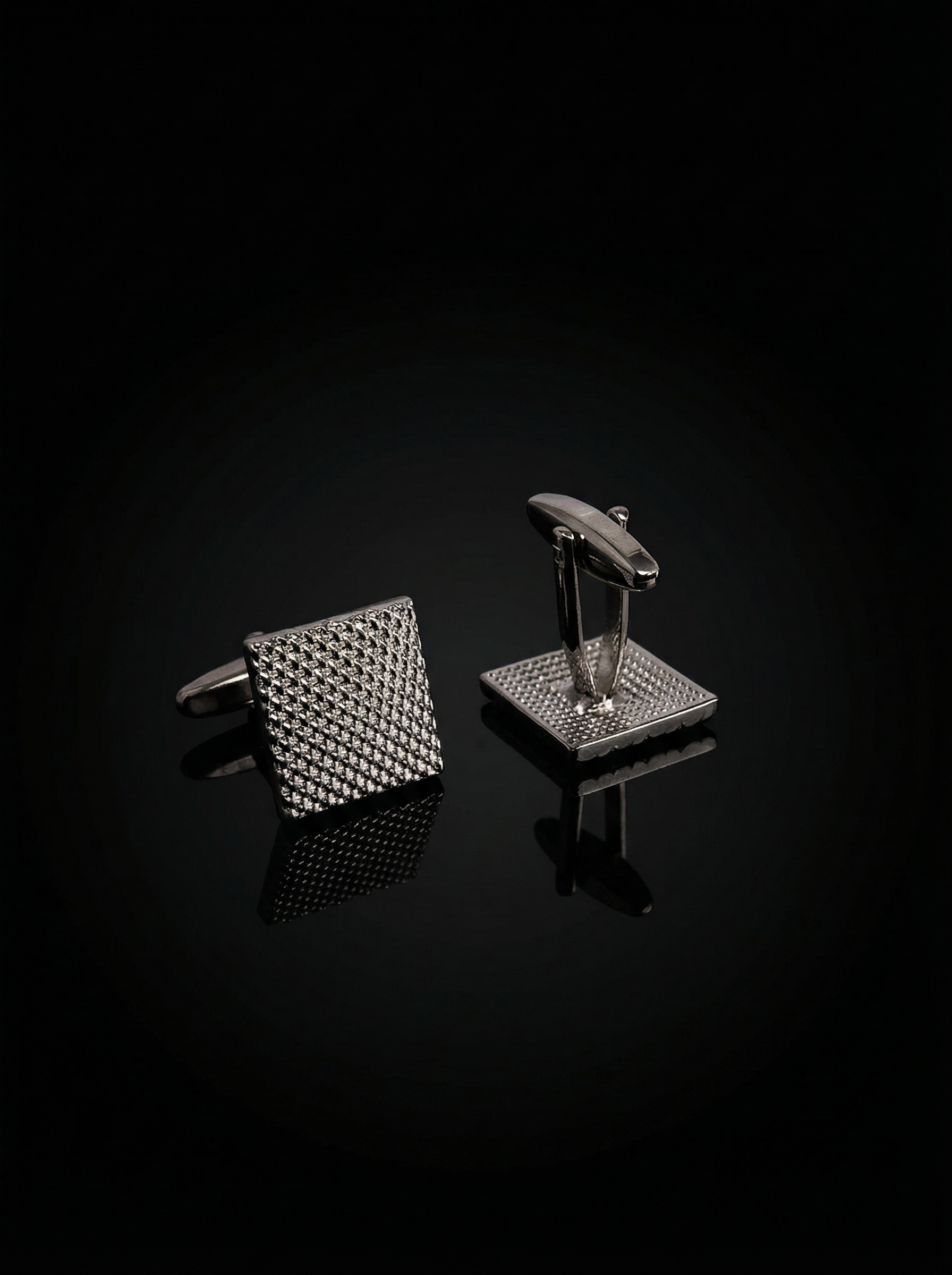 Densely Textured Cufflinks Tivaaro