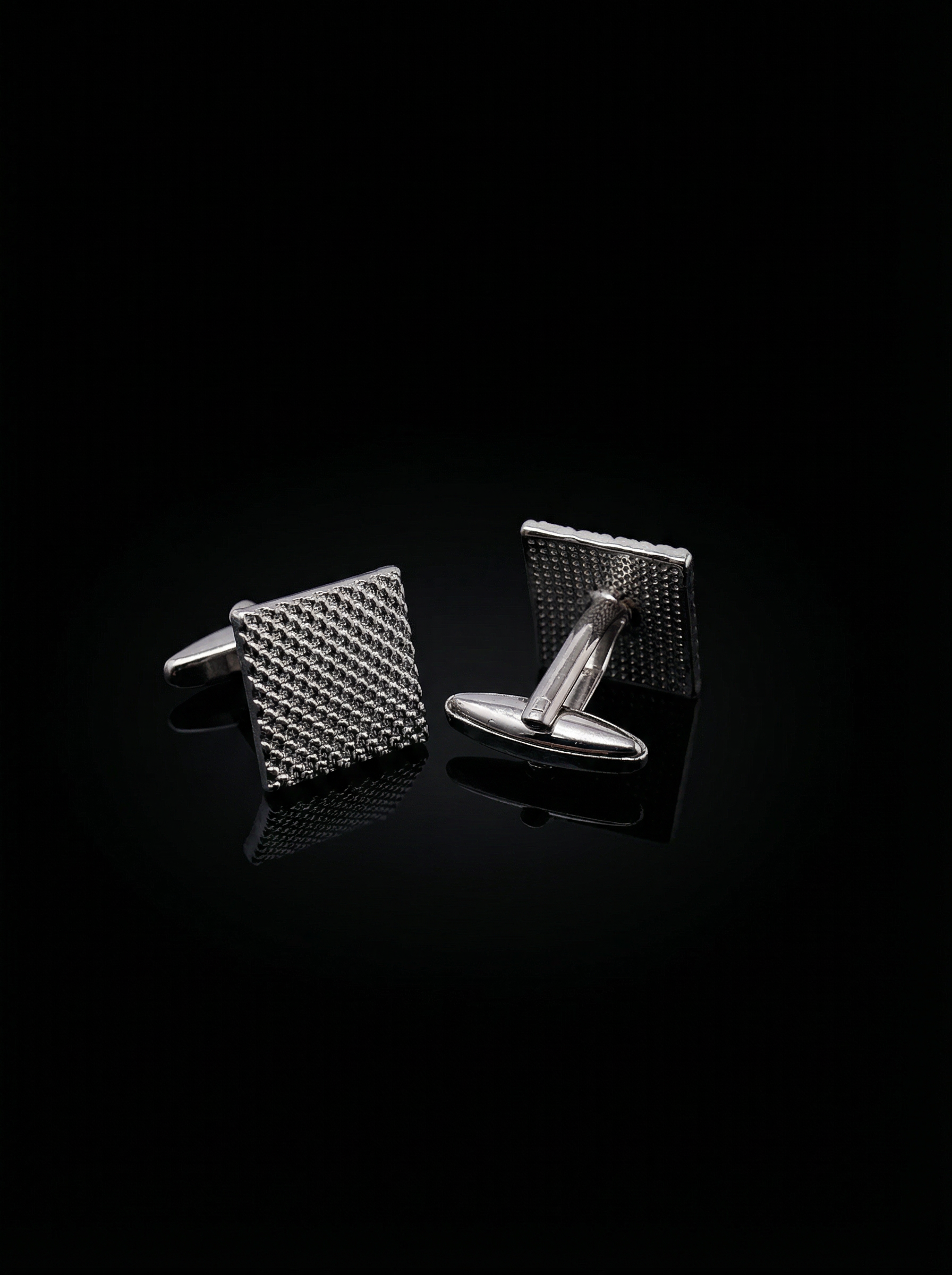 Densely Textured Cufflinks Tivaaro