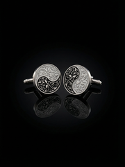 Designer Yin Yang Cufflinks Tivaaro