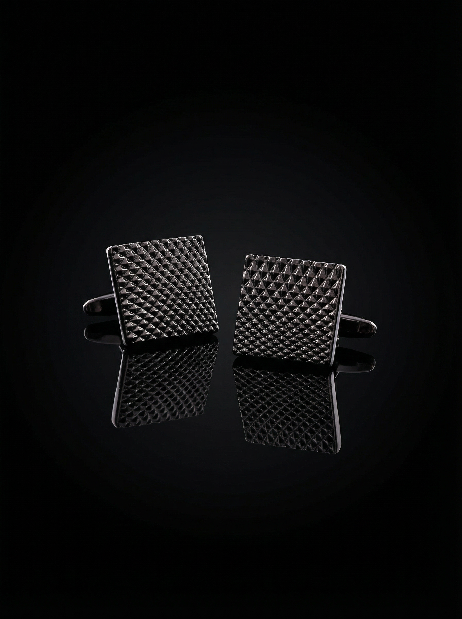 Diamond Texture Cufflinks Tivaaro