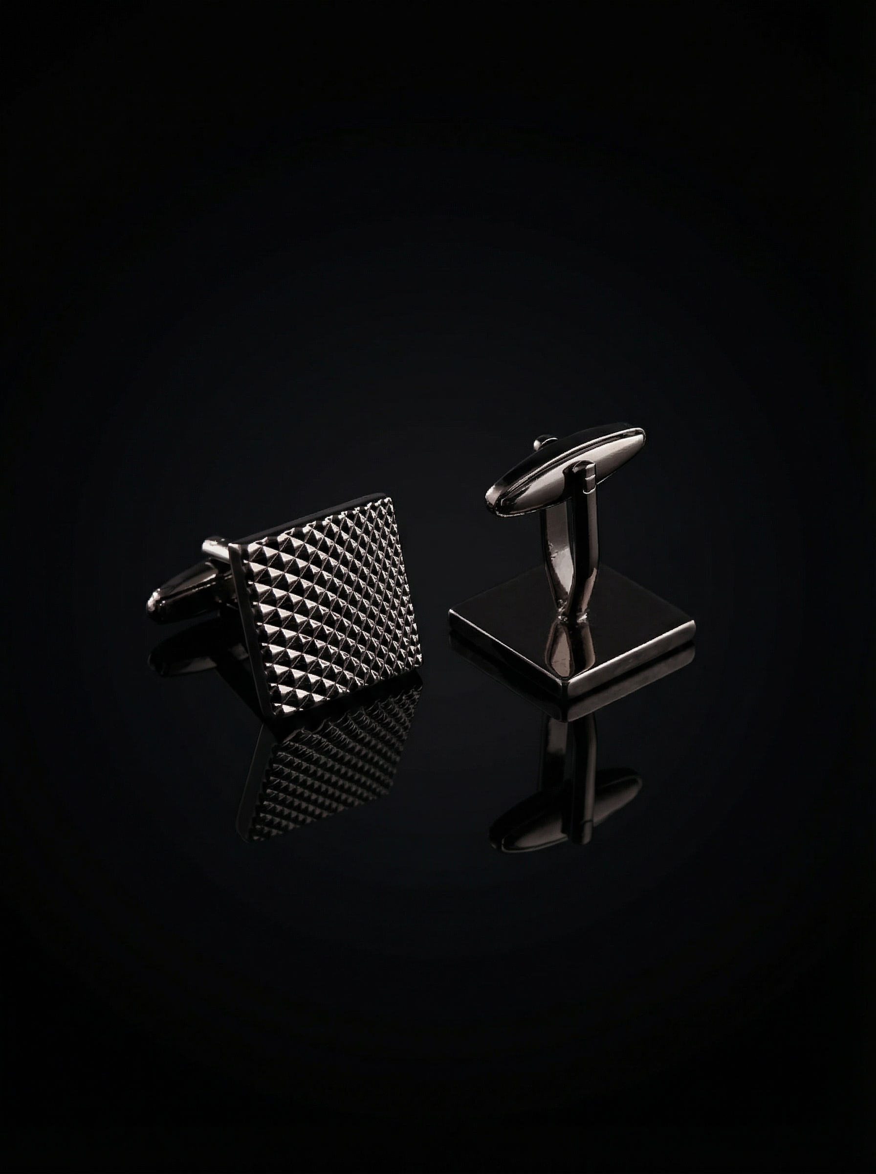 Diamond Texture Cufflinks Tivaaro
