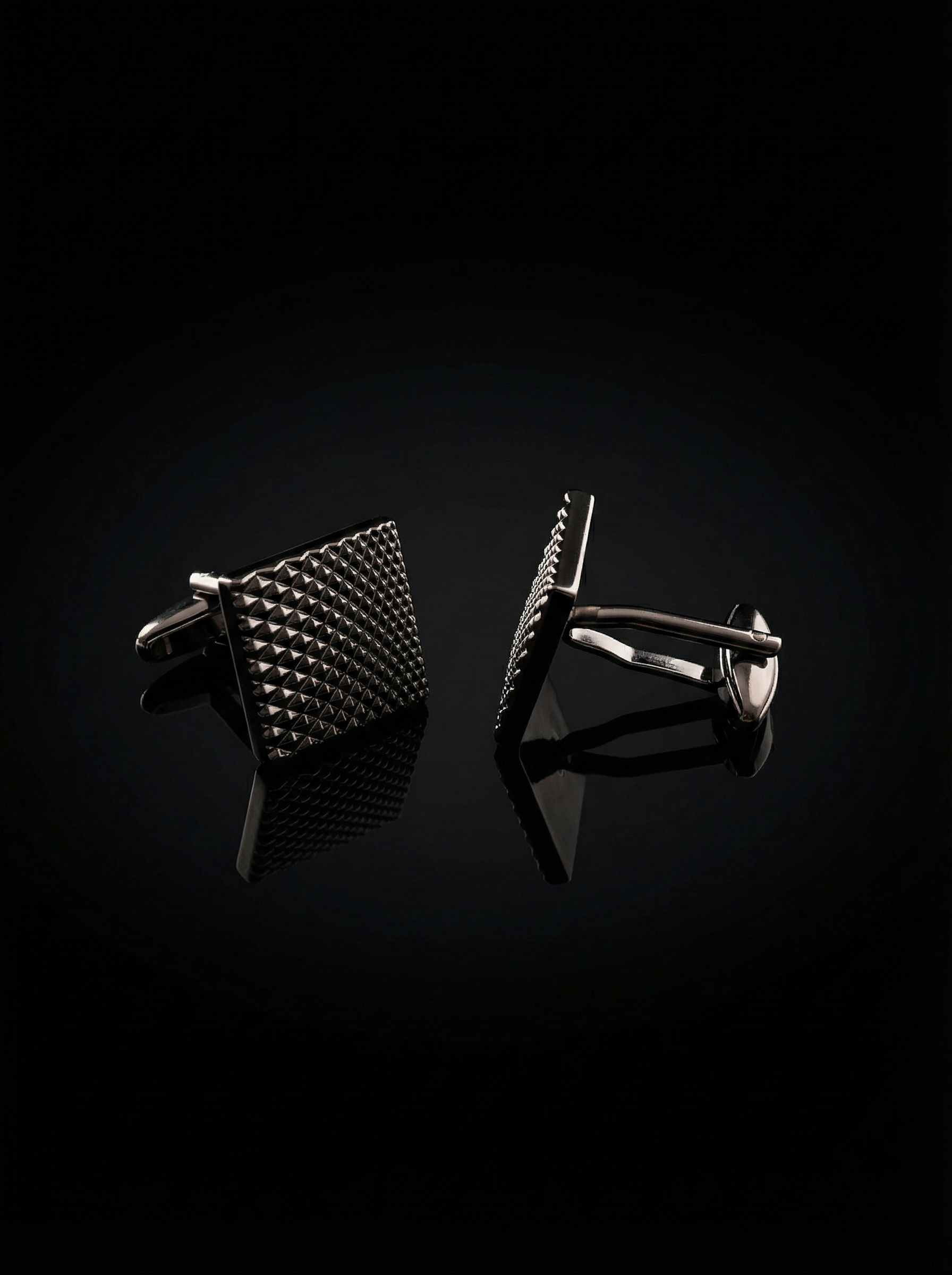 Diamond Texture Cufflinks Tivaaro