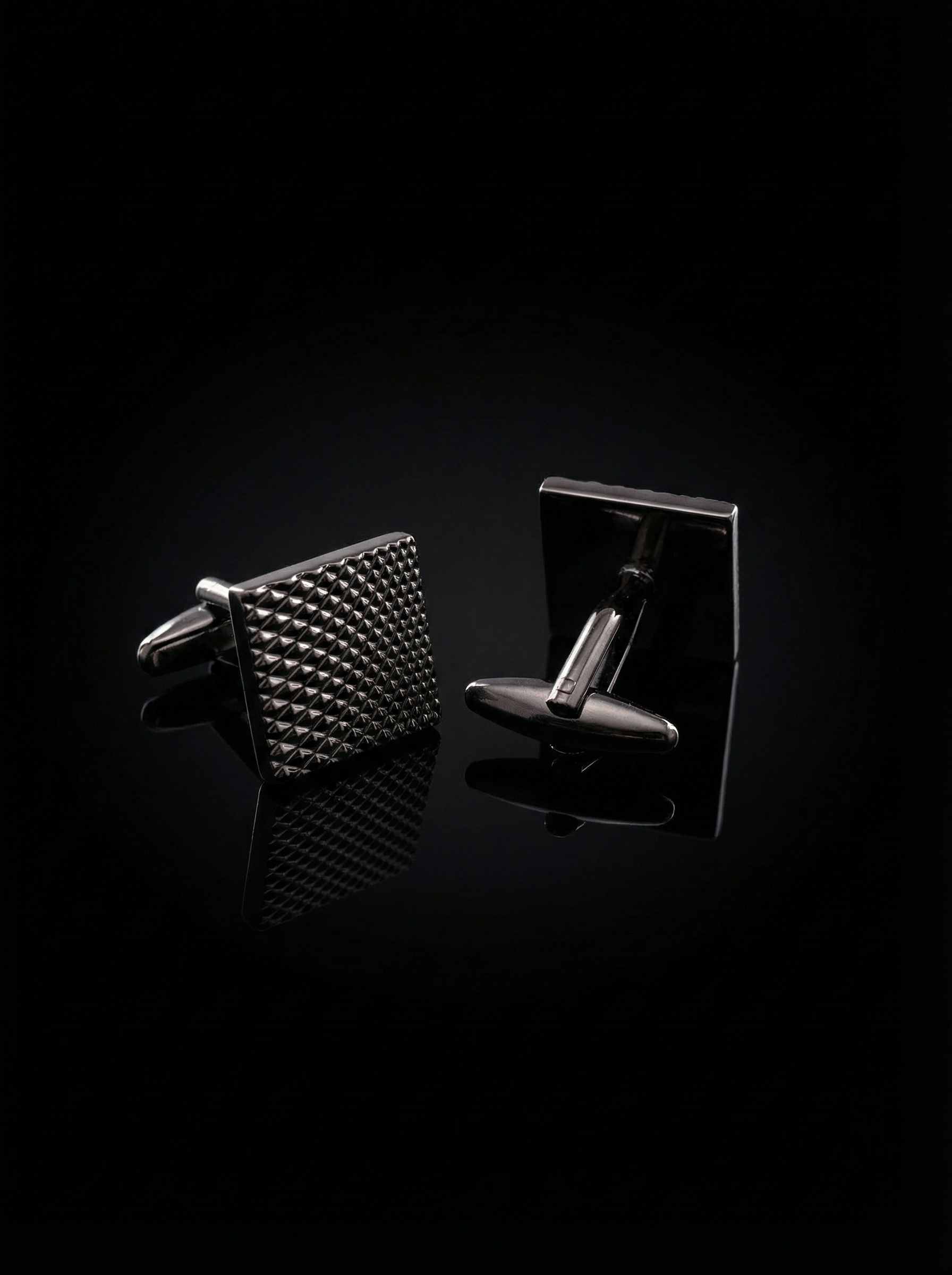 Diamond Texture Cufflinks Tivaaro