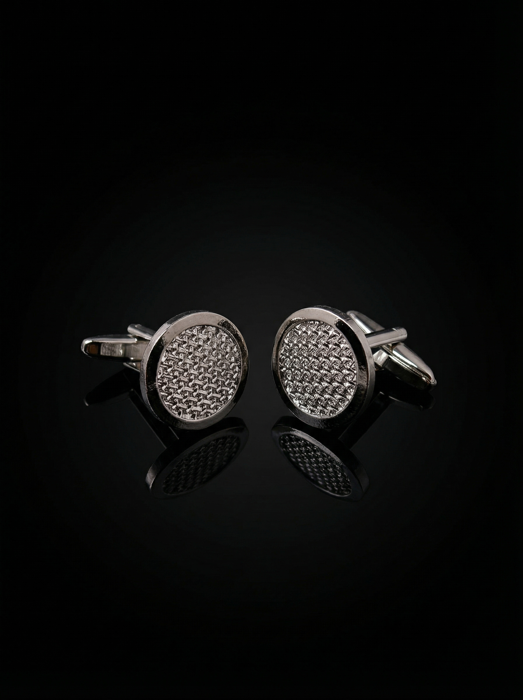 Embossed Pebble Texture Cufflinks Tivaaro