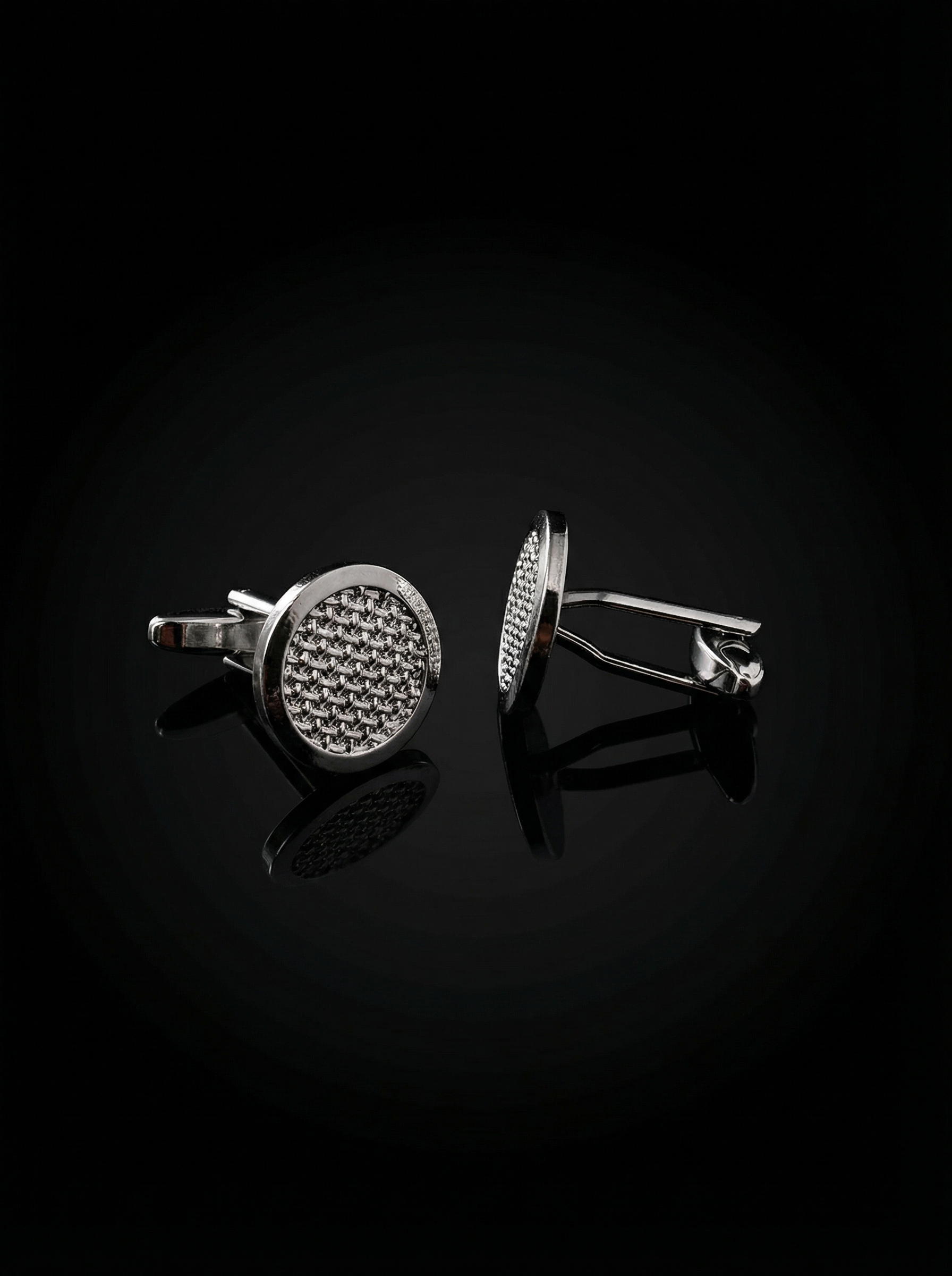 Embossed Pebble Texture Cufflinks Tivaaro