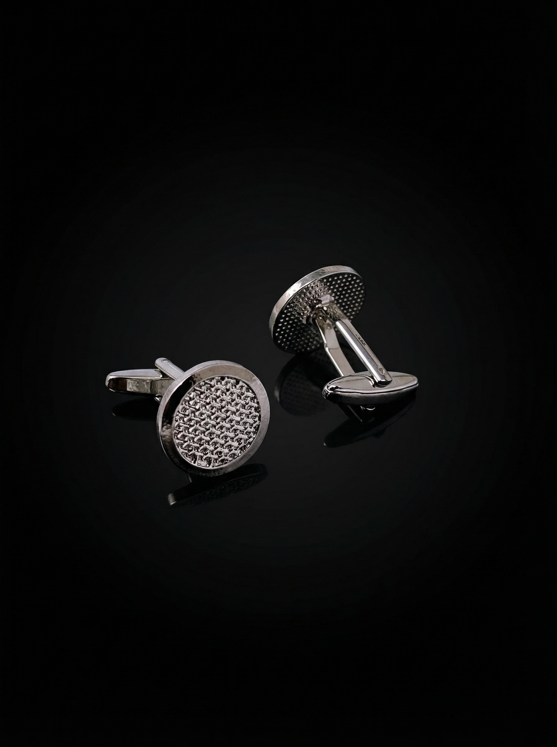 Embossed Pebble Texture Cufflinks Tivaaro
