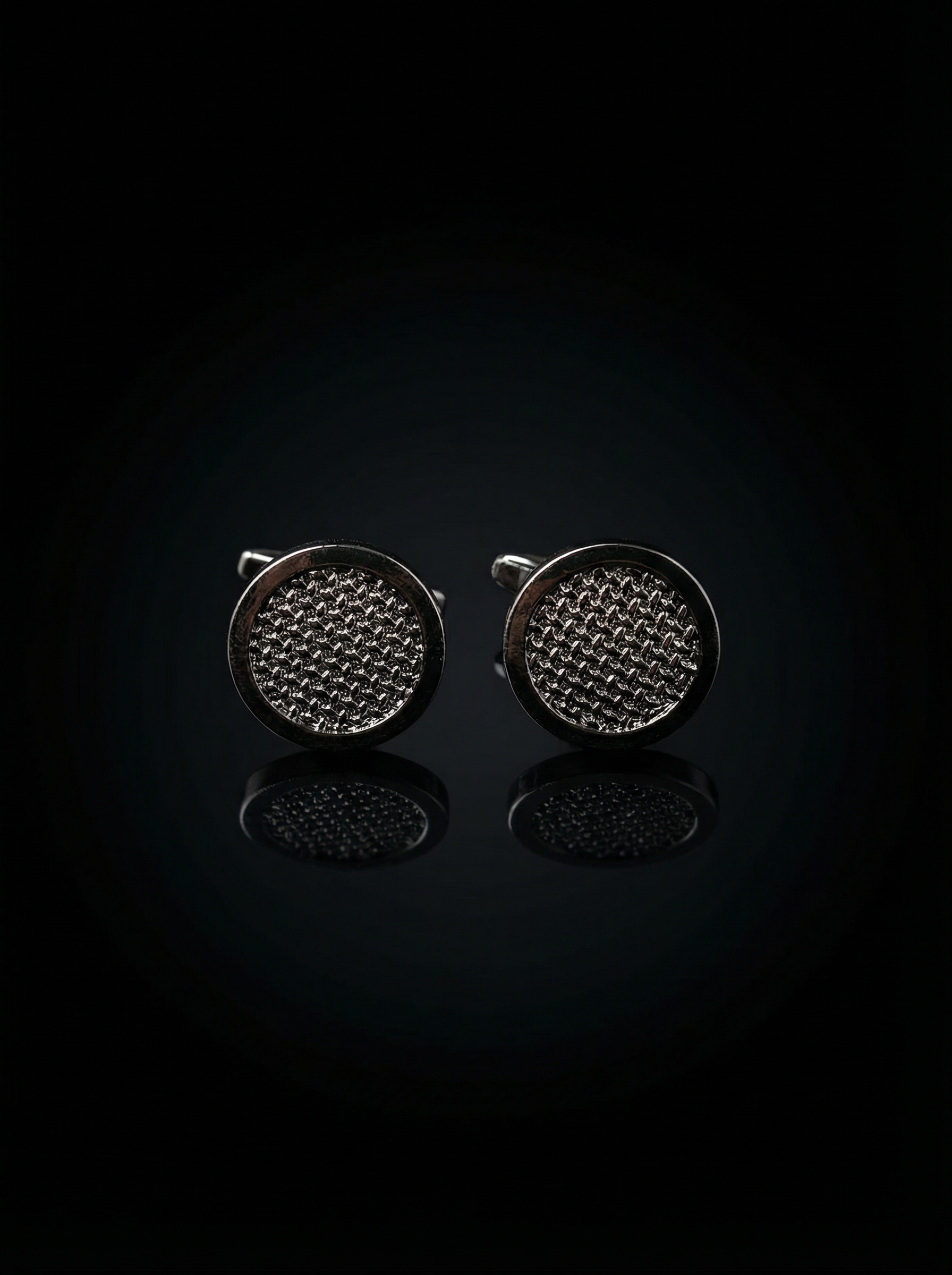 Embossed Pebble Texture Cufflinks Tivaaro