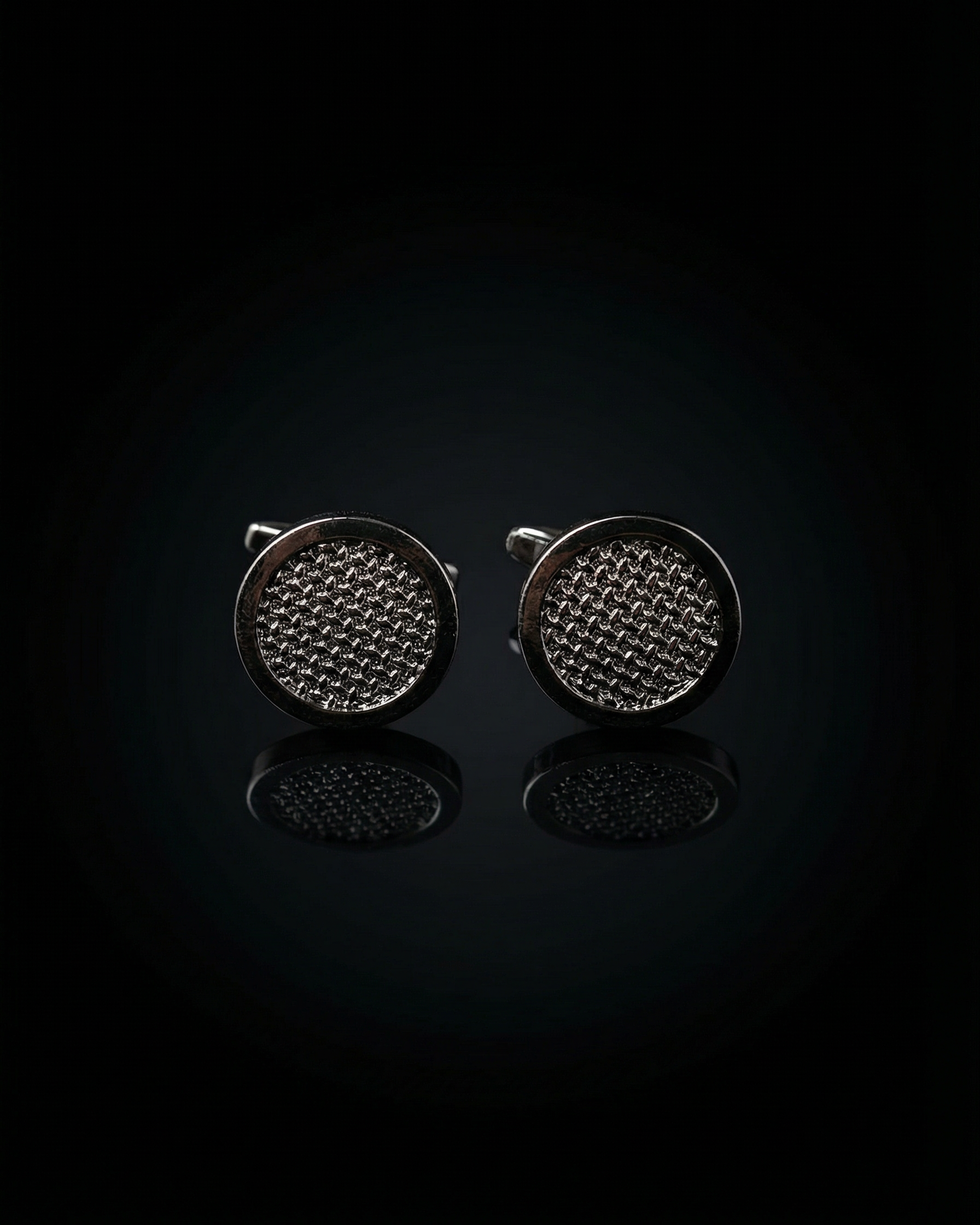 Embossed Pebble Texture Cufflinks