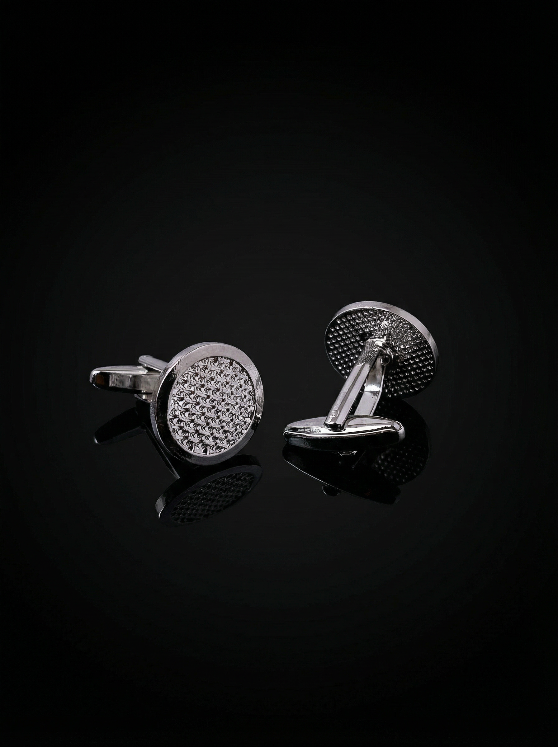 Embossed Pebble Texture Cufflinks Tivaaro