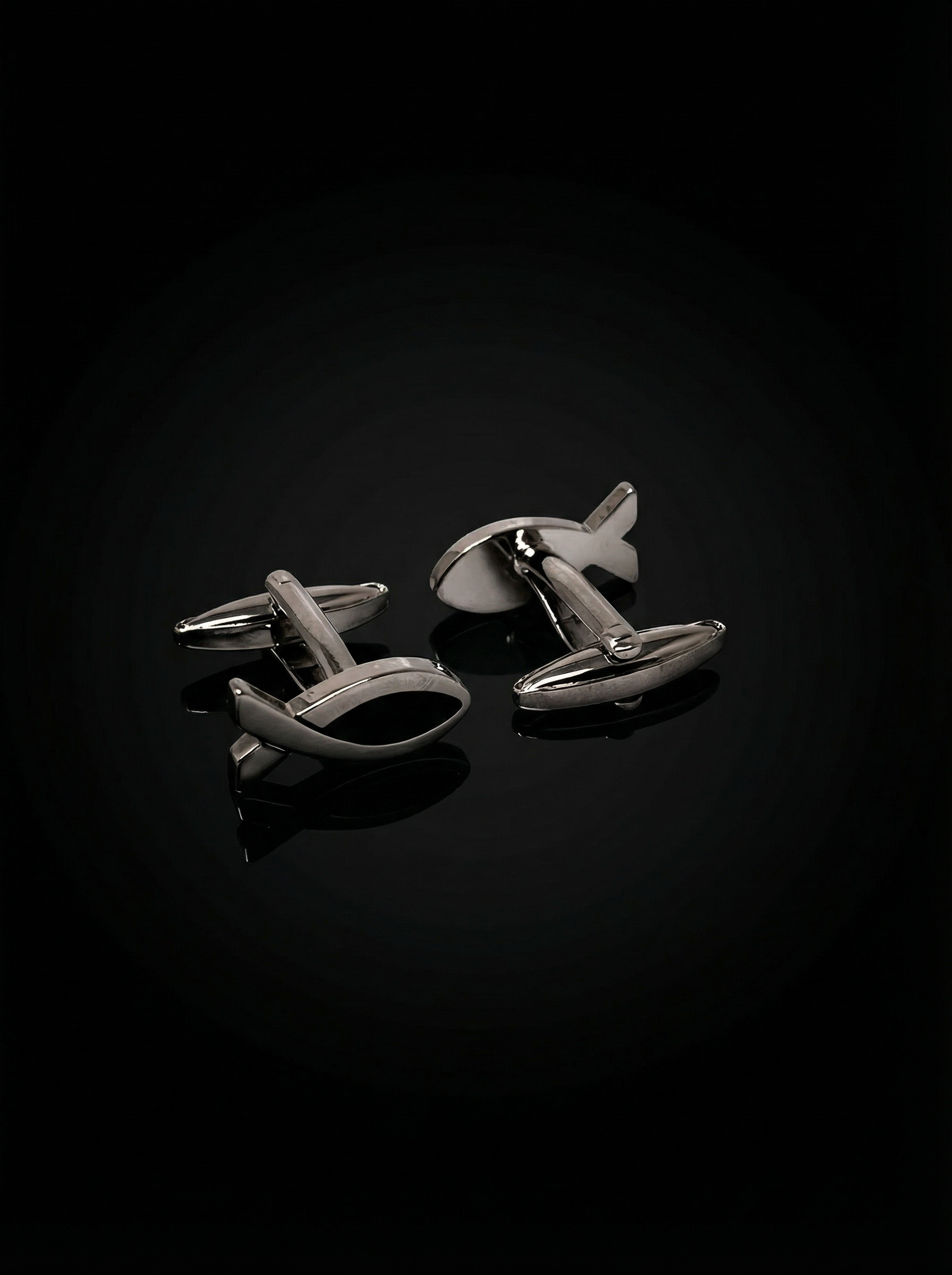 Fish Symbol Cufflinks Tivaaro