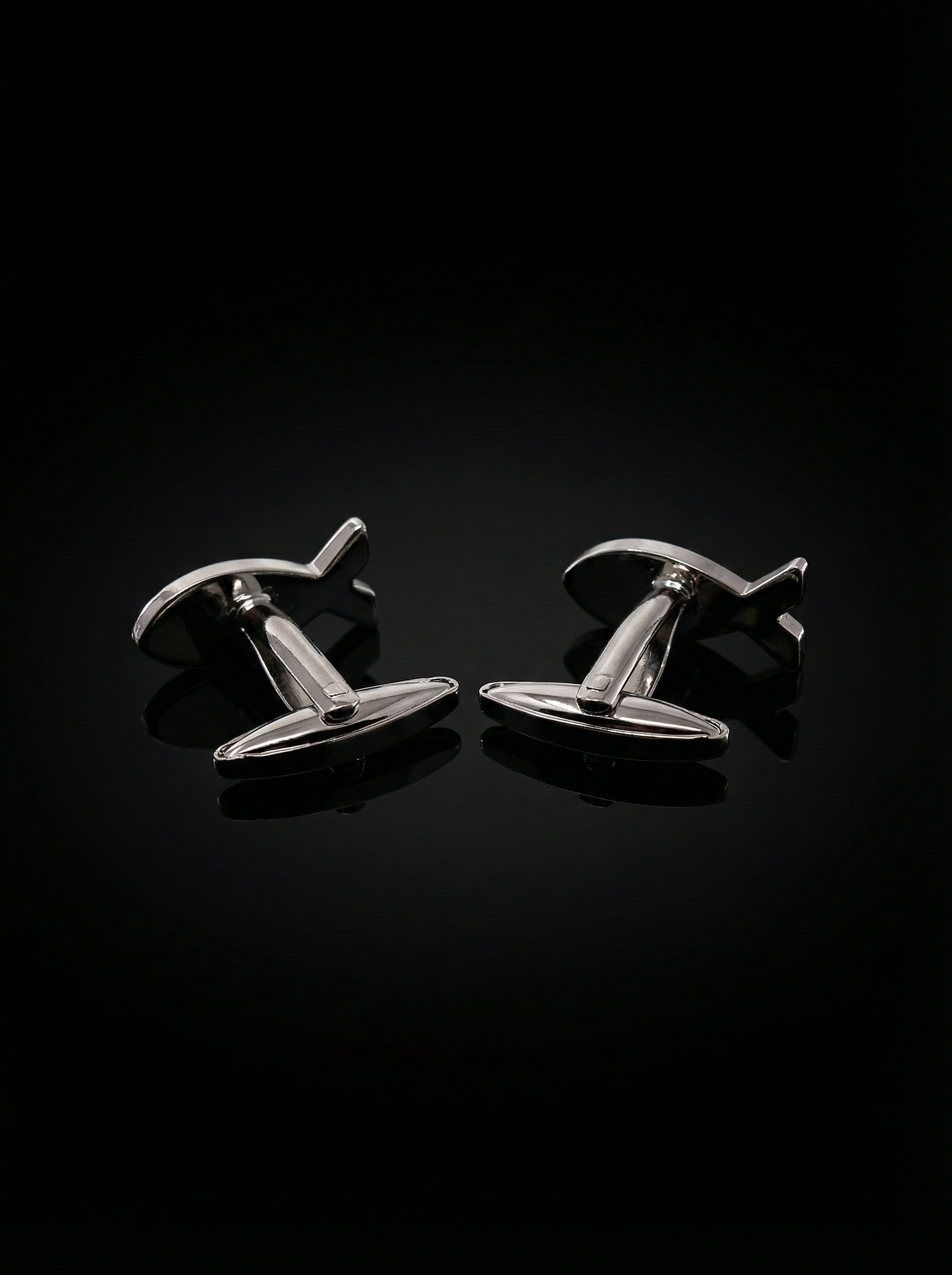 Fish Symbol Cufflinks Tivaaro