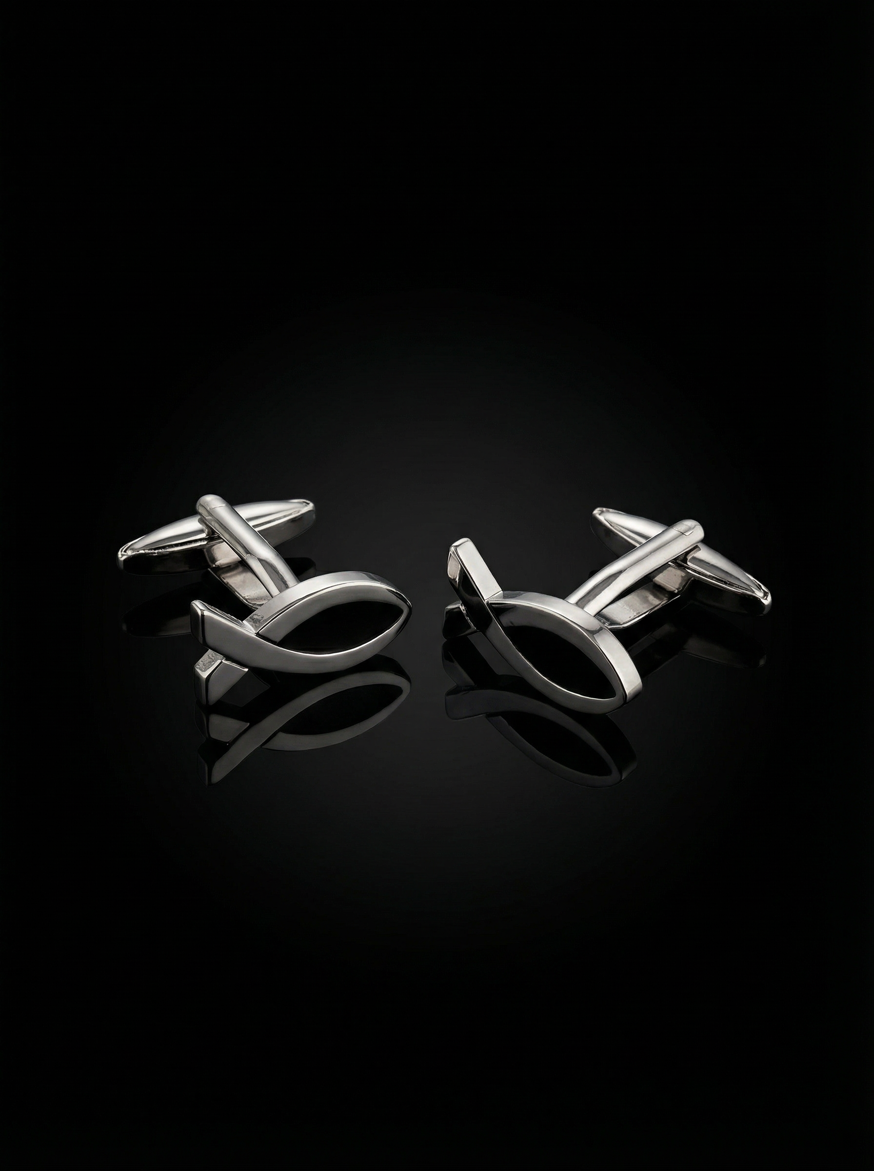 Fish Symbol Cufflinks Tivaaro