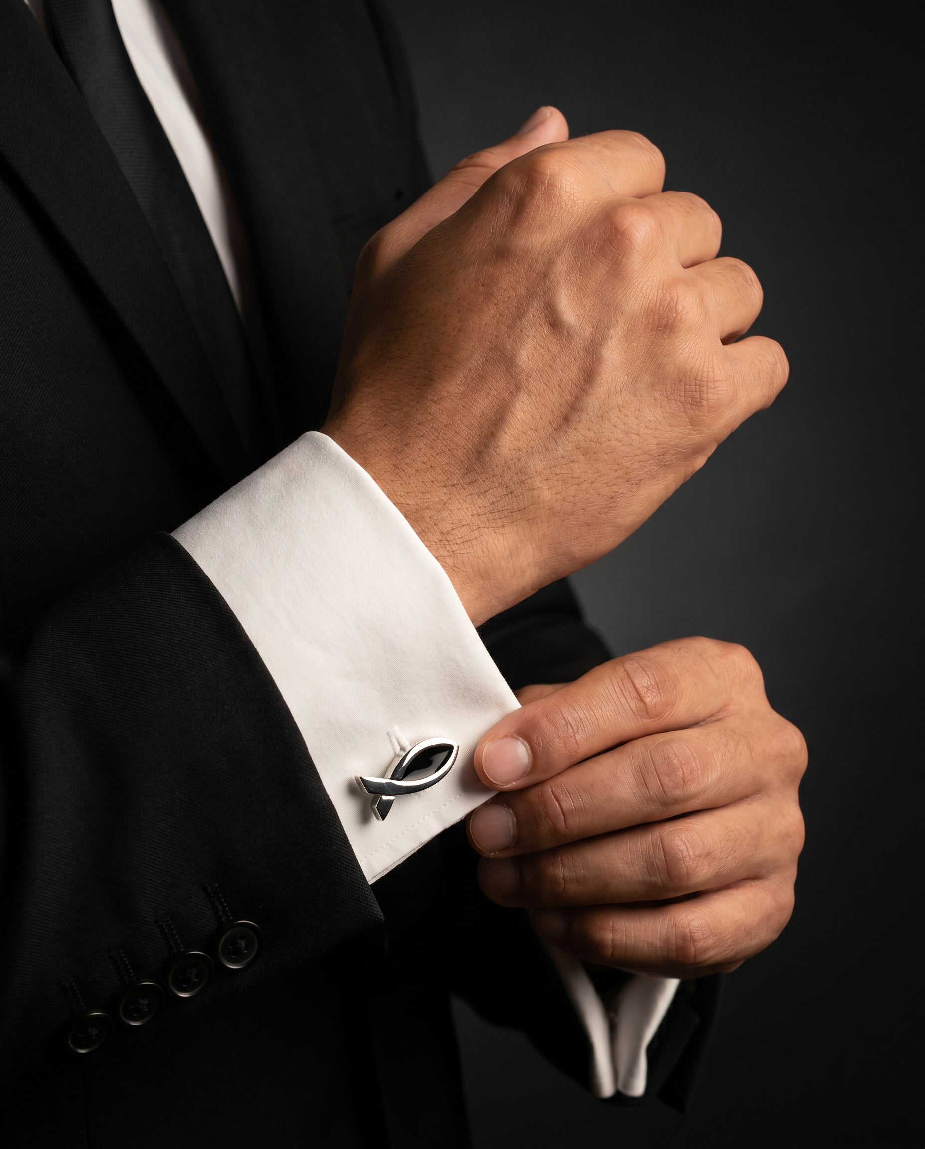 Fish Symbol Cufflinks