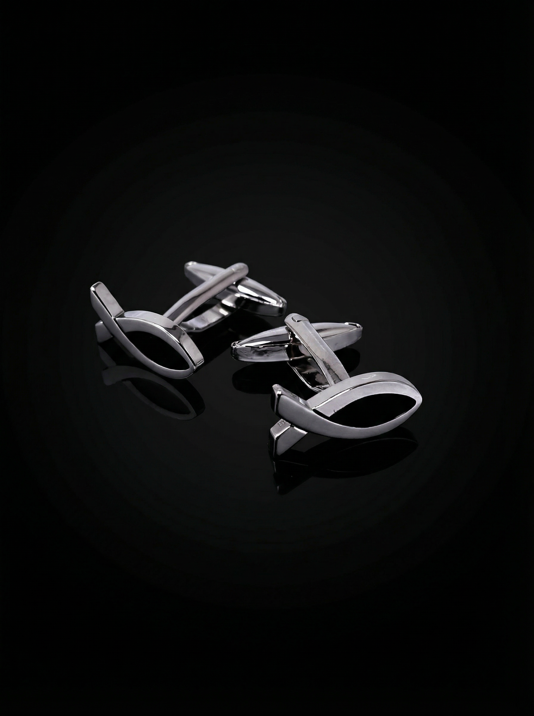 Fish Symbol Cufflinks Tivaaro