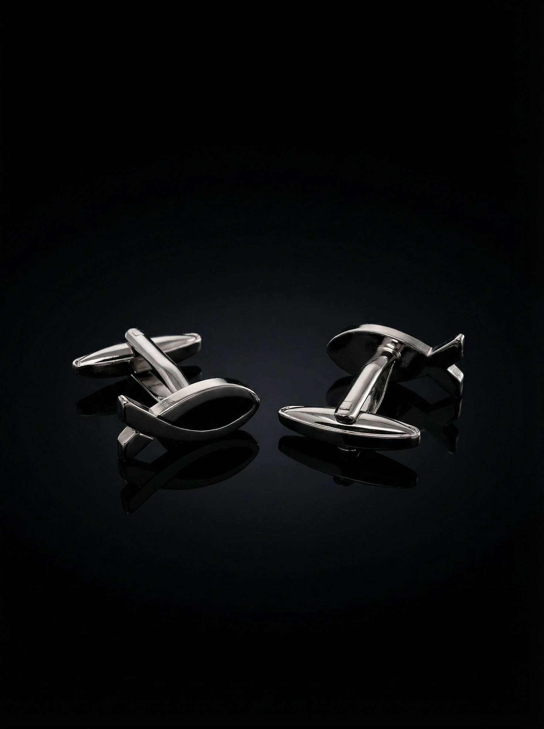 Fish Symbol Cufflinks Tivaaro