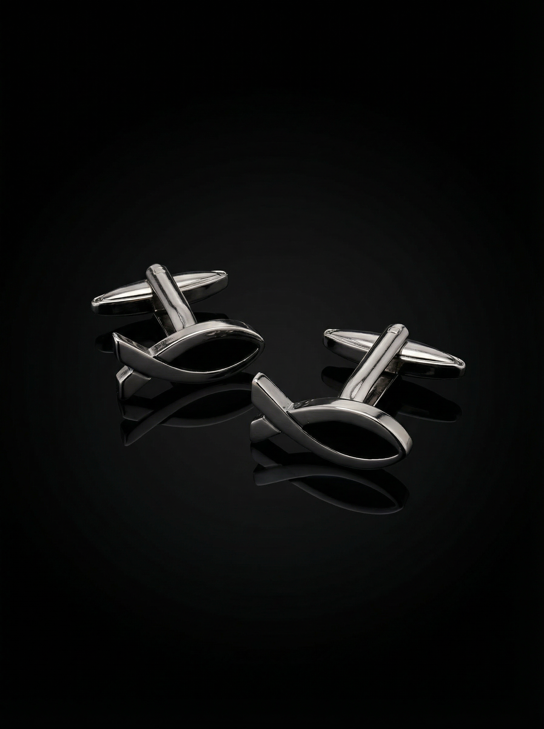 Fish Symbol Cufflinks Tivaaro