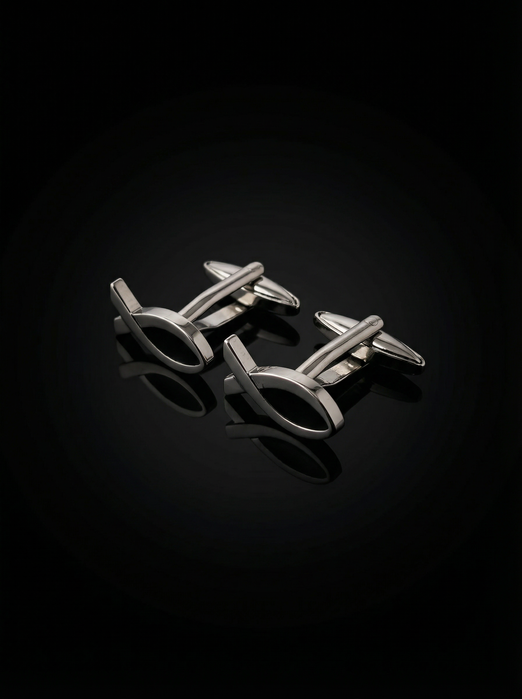 Fish Symbol Cufflinks Tivaaro