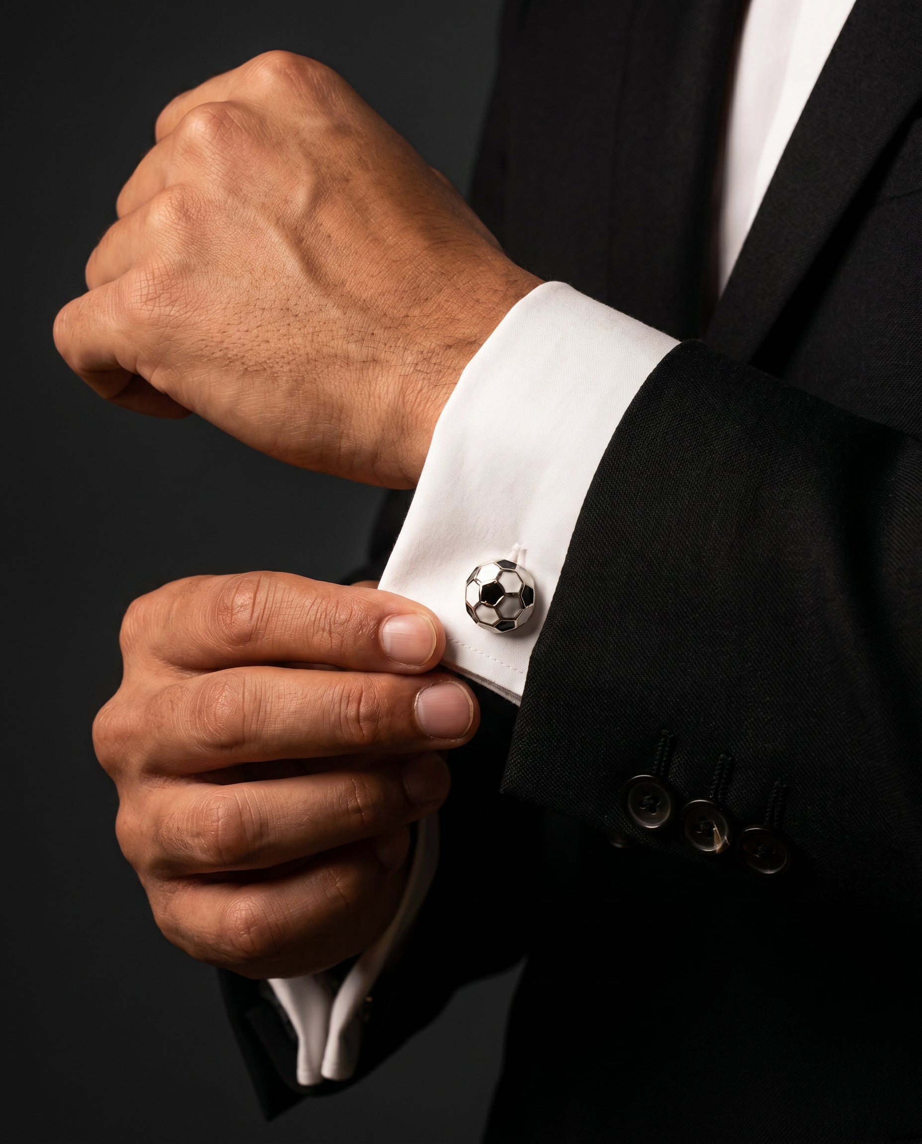 Football Cufflinks by Tivaaro