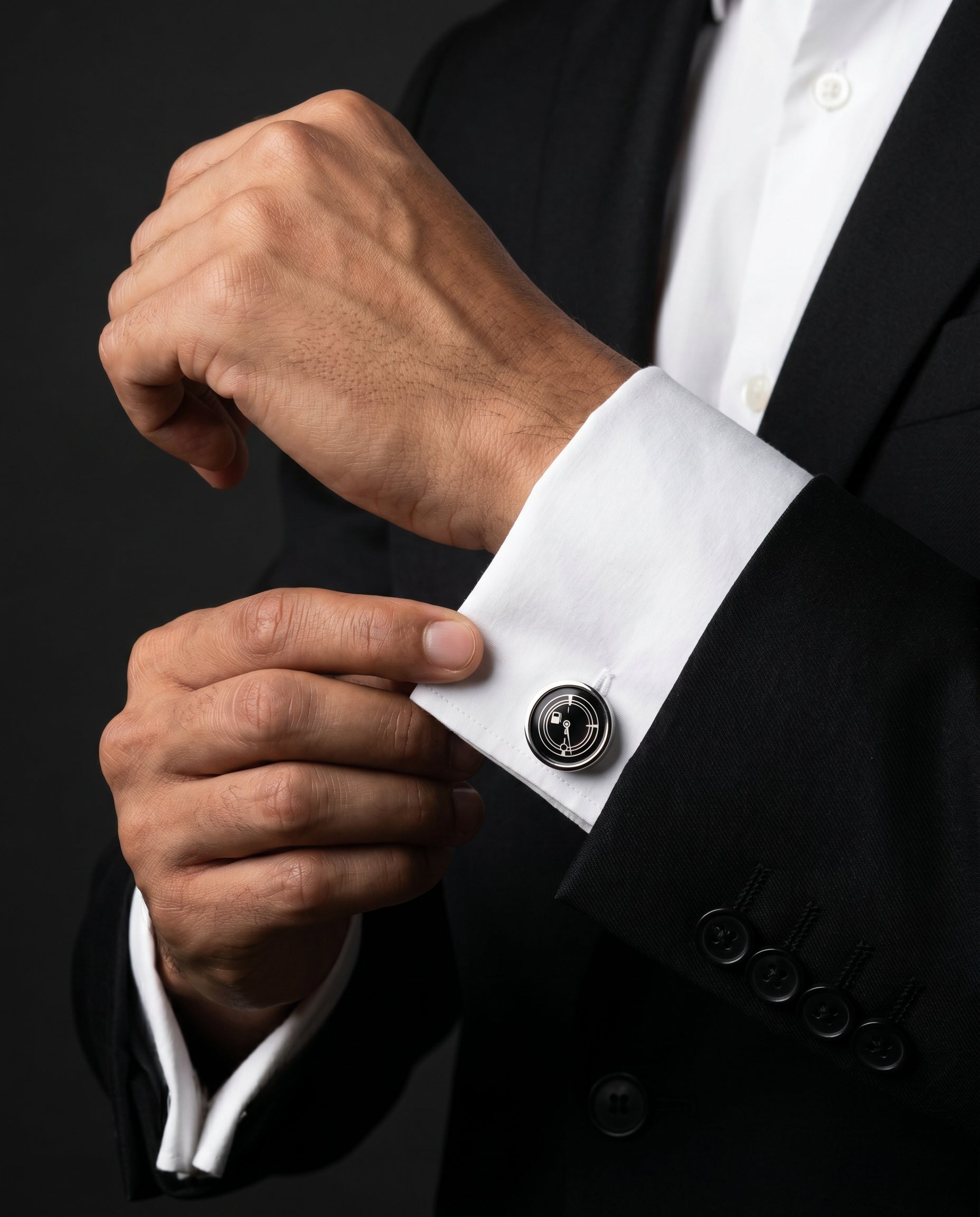 Fuel Gauge Cufflinks by Tivaaro